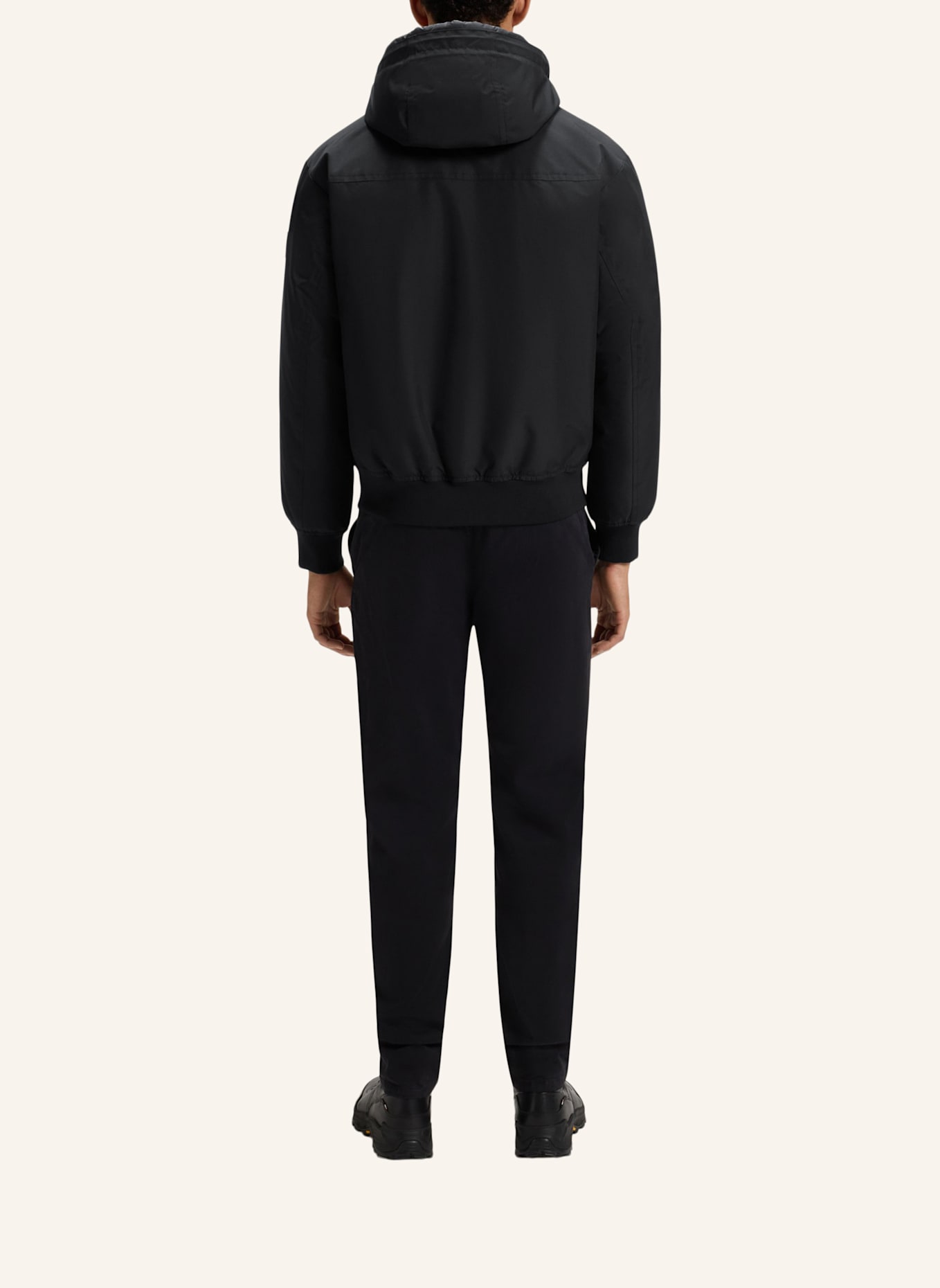 BOSS Casual Jacke OSIS1 Relaxed Fit: SCHWARZ