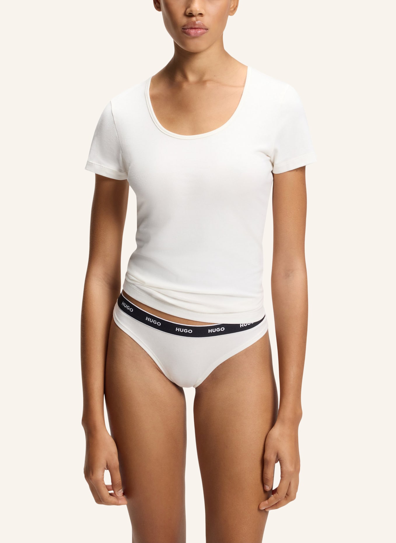 HUGO Unterwäsche Top TWIN T-SHIRT RN Regular Fit: PINK