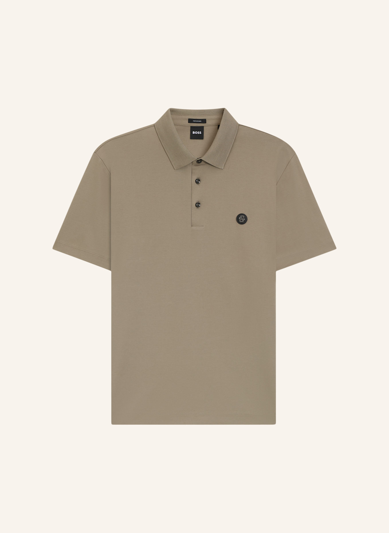 BOSS Jersey-Poloshirt PARRIS: BRAUN