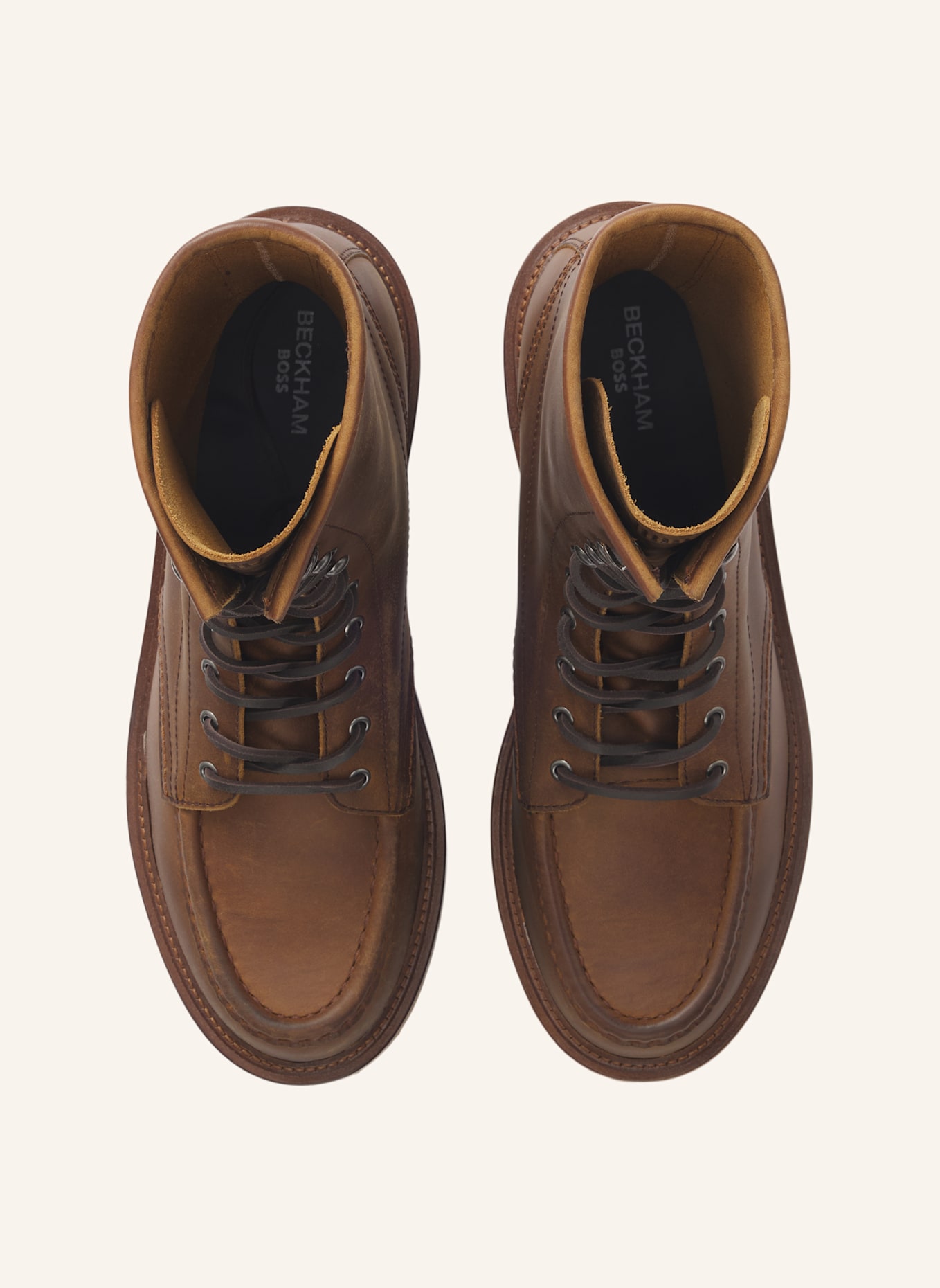 BOSS Stiefel KEATON_HALB_PU_DB: BRAUN