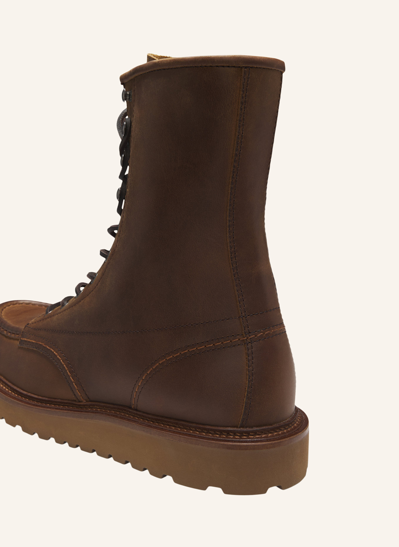 BOSS Stiefel KEATON_HALB_PU_DB: BRAUN