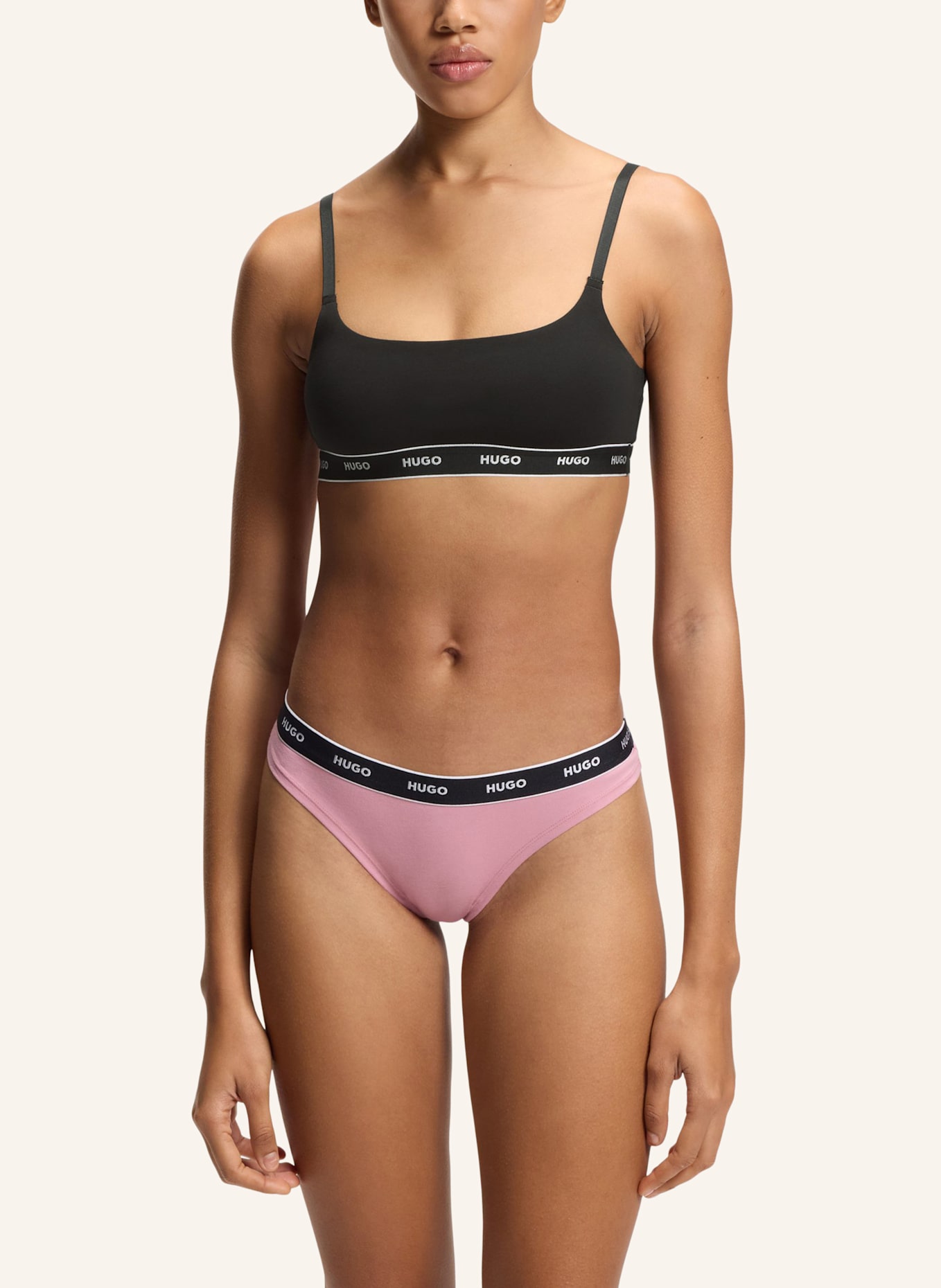 HUGO Bh TWIN BRALETTE DESIGN: PINK
