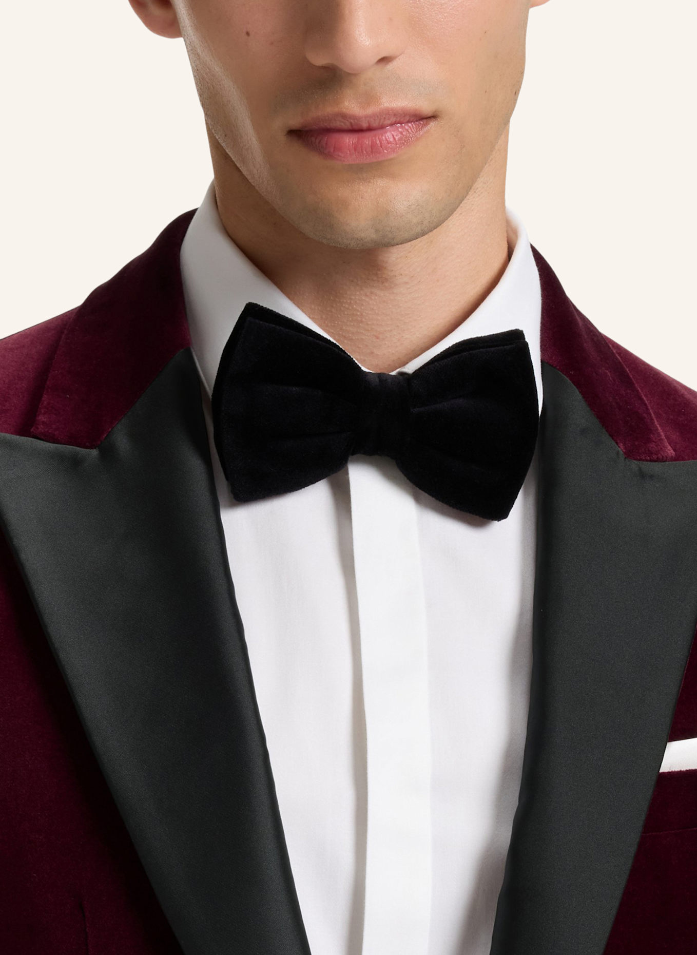 HUGO Blazer HENRY254E1X Slim Fit: DUNKELROT