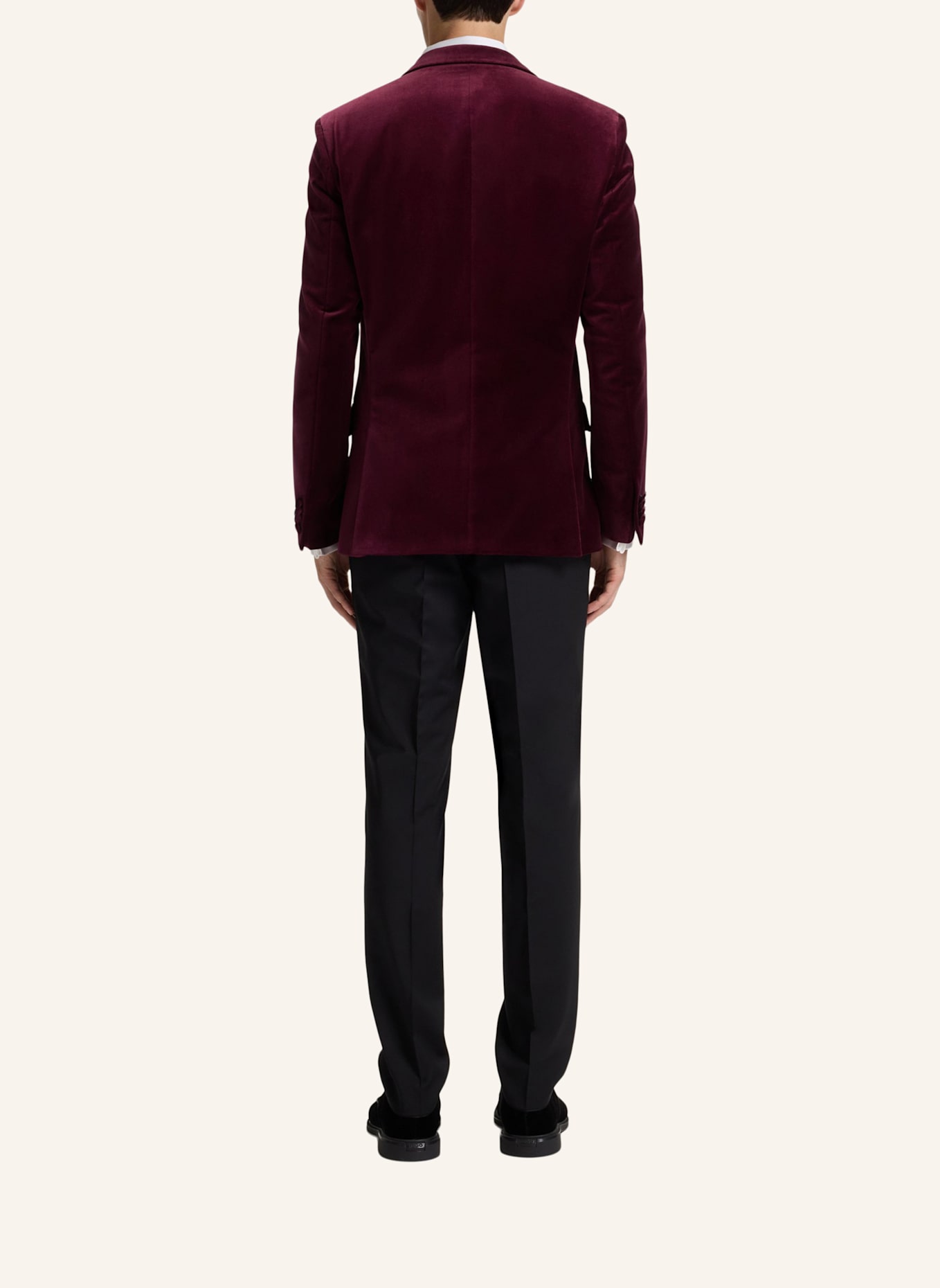 HUGO Blazer HENRY254E1X Slim Fit: DUNKELROT