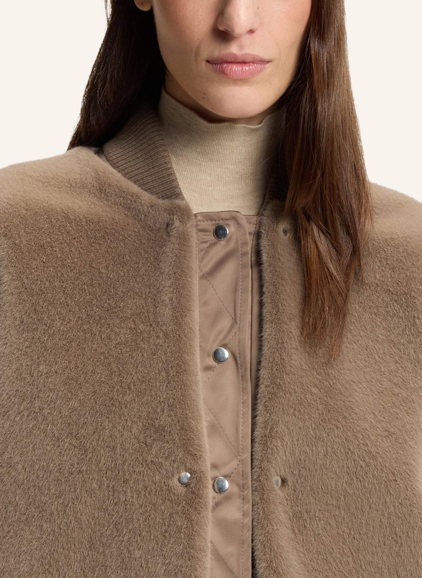 BOSS Casual Jacke PETTICA Regular Fit: BRAUN