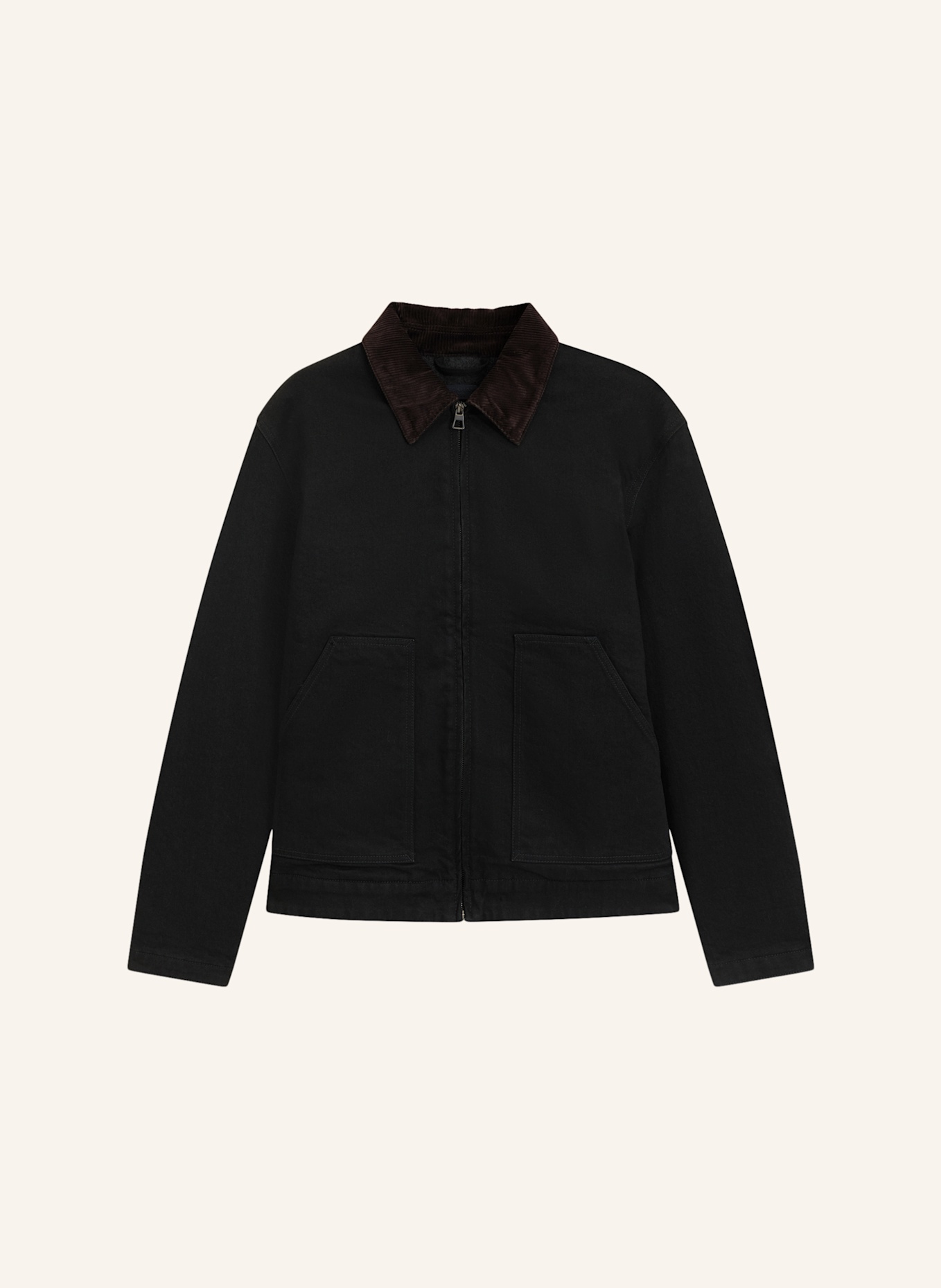 BOSS Casual Jacke DENIM JACKET_DB Regular Fit: SCHWARZ