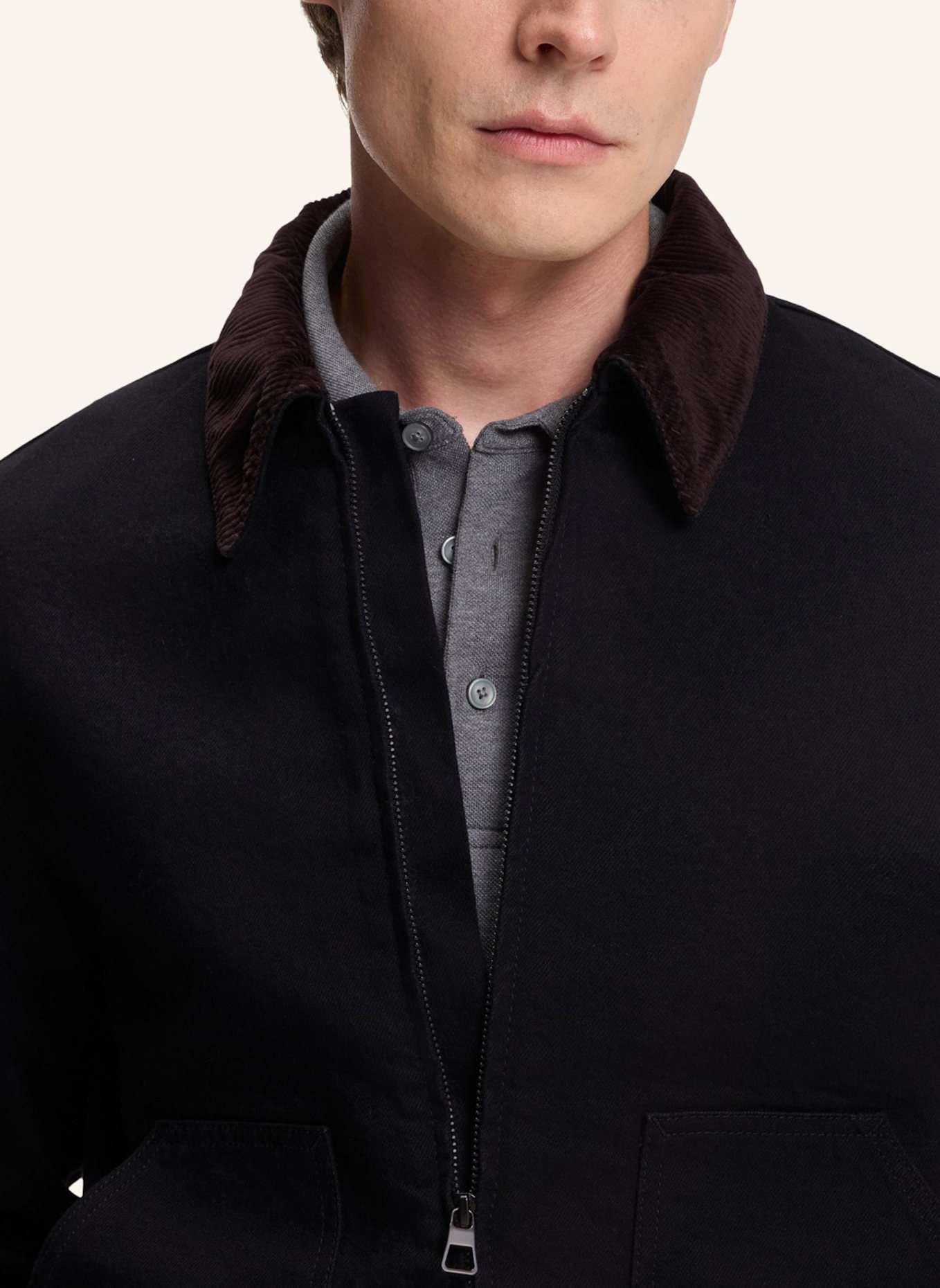 BOSS Casual Jacke DENIM JACKET_DB Regular Fit: SCHWARZ