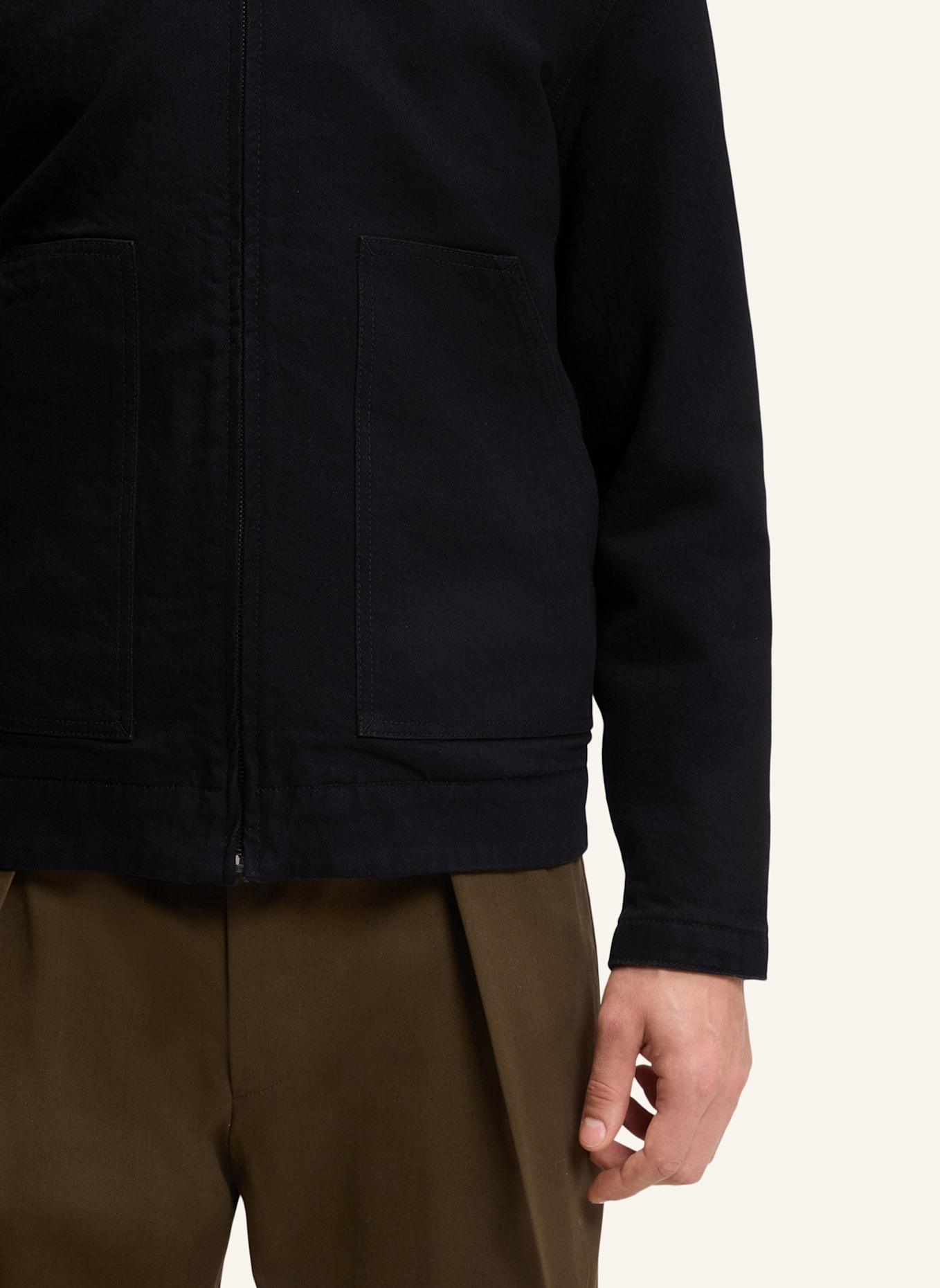 BOSS Casual Jacke DENIM JACKET_DB Regular Fit: SCHWARZ