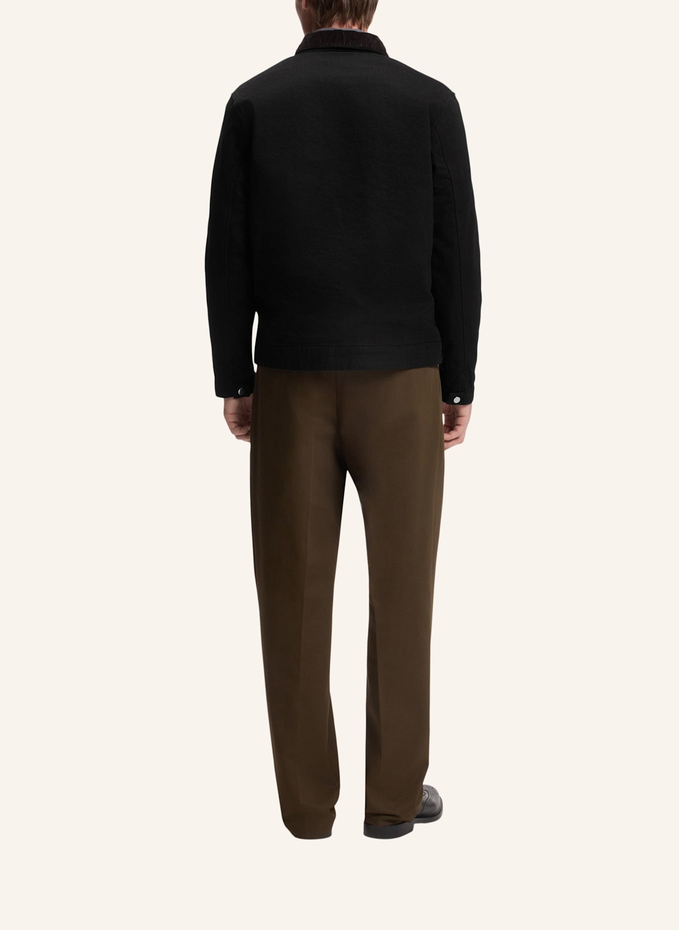 BOSS Casual Jacke DENIM JACKET_DB Regular Fit: SCHWARZ