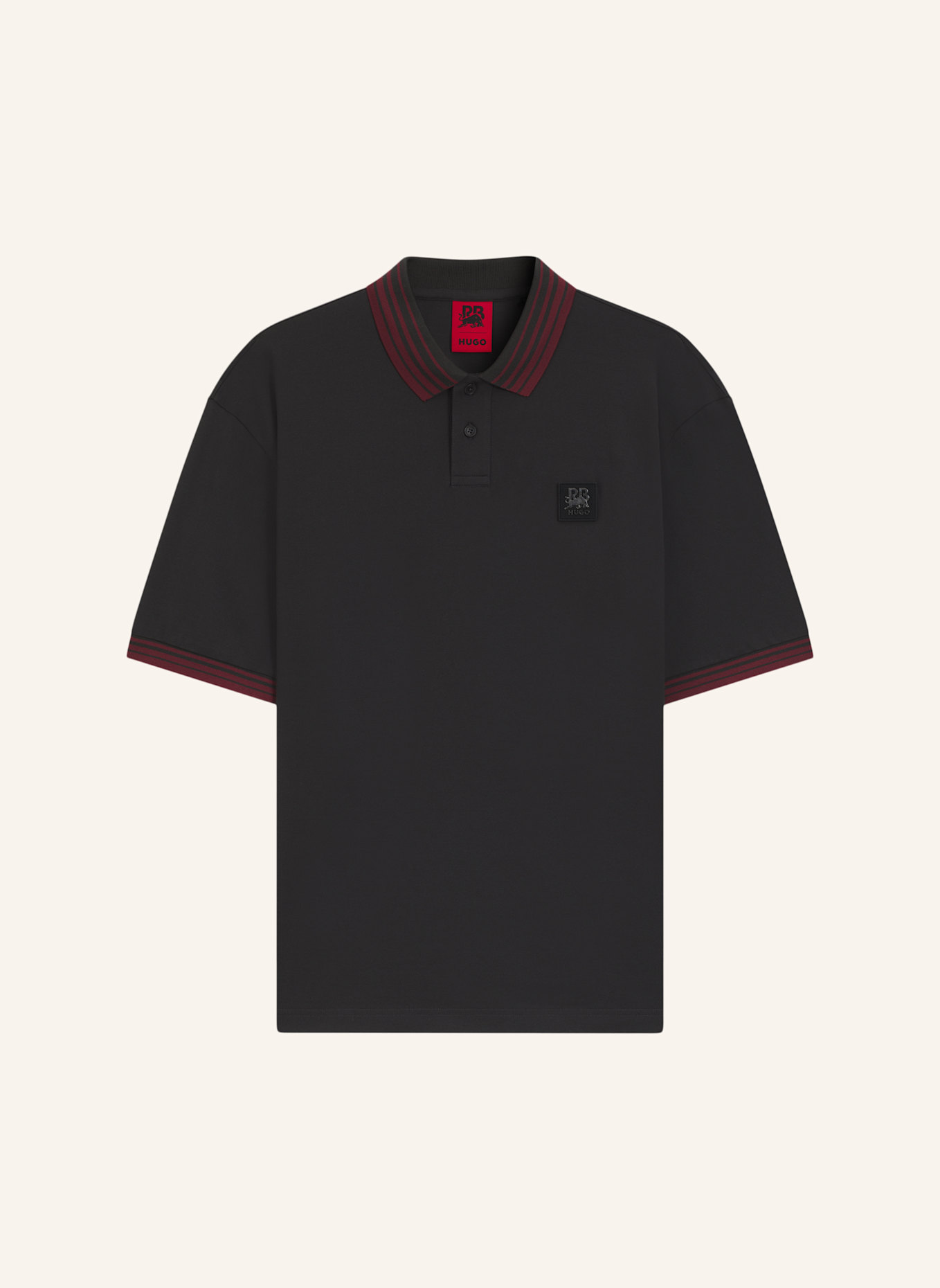 HUGO Poloshirt DIZGI_RB Relaxed Fit: DUNKELBRAUN