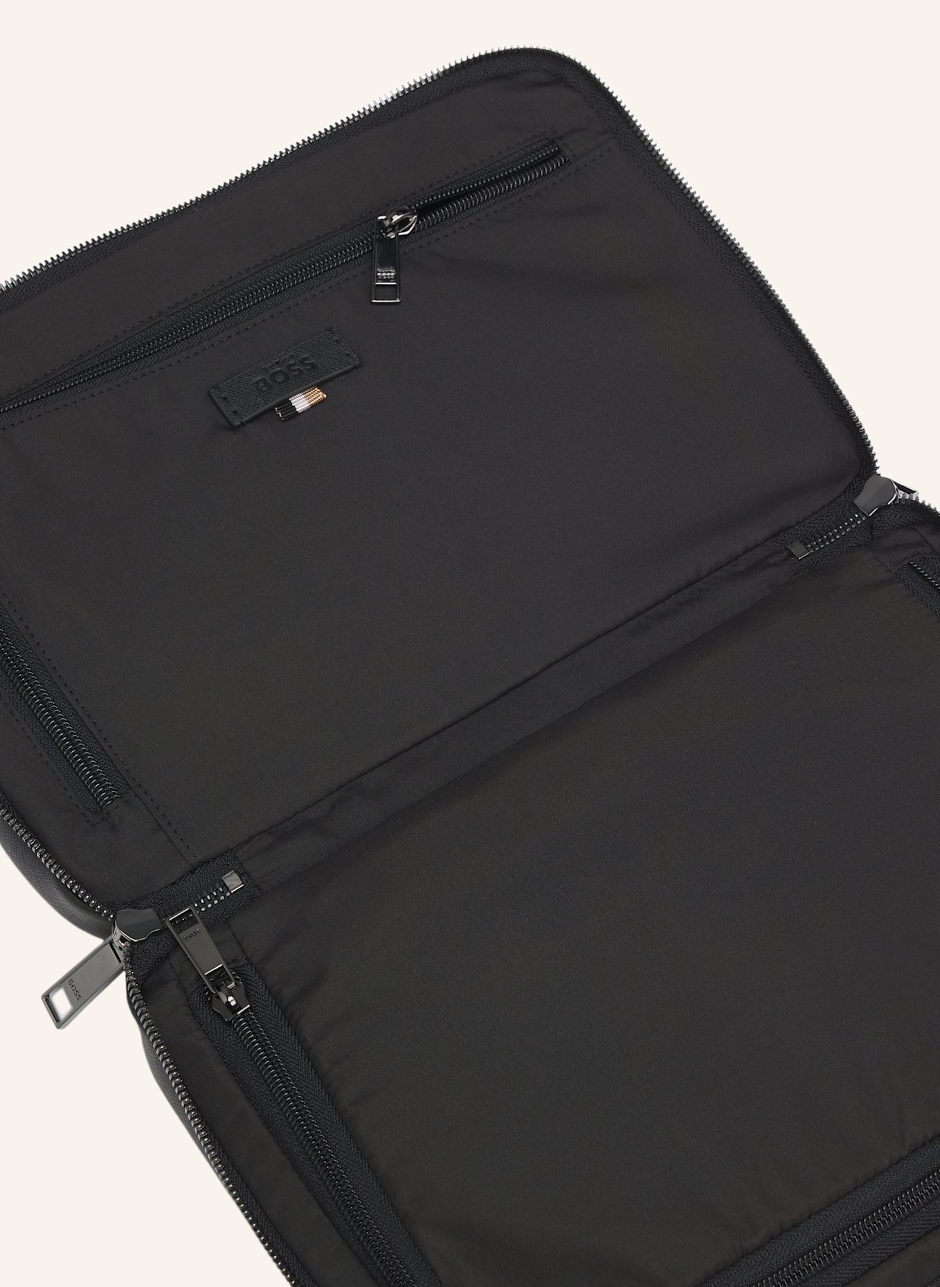 BOSS Waschbeutel ZAIR_MN_WASHBAG: SCHWARZ