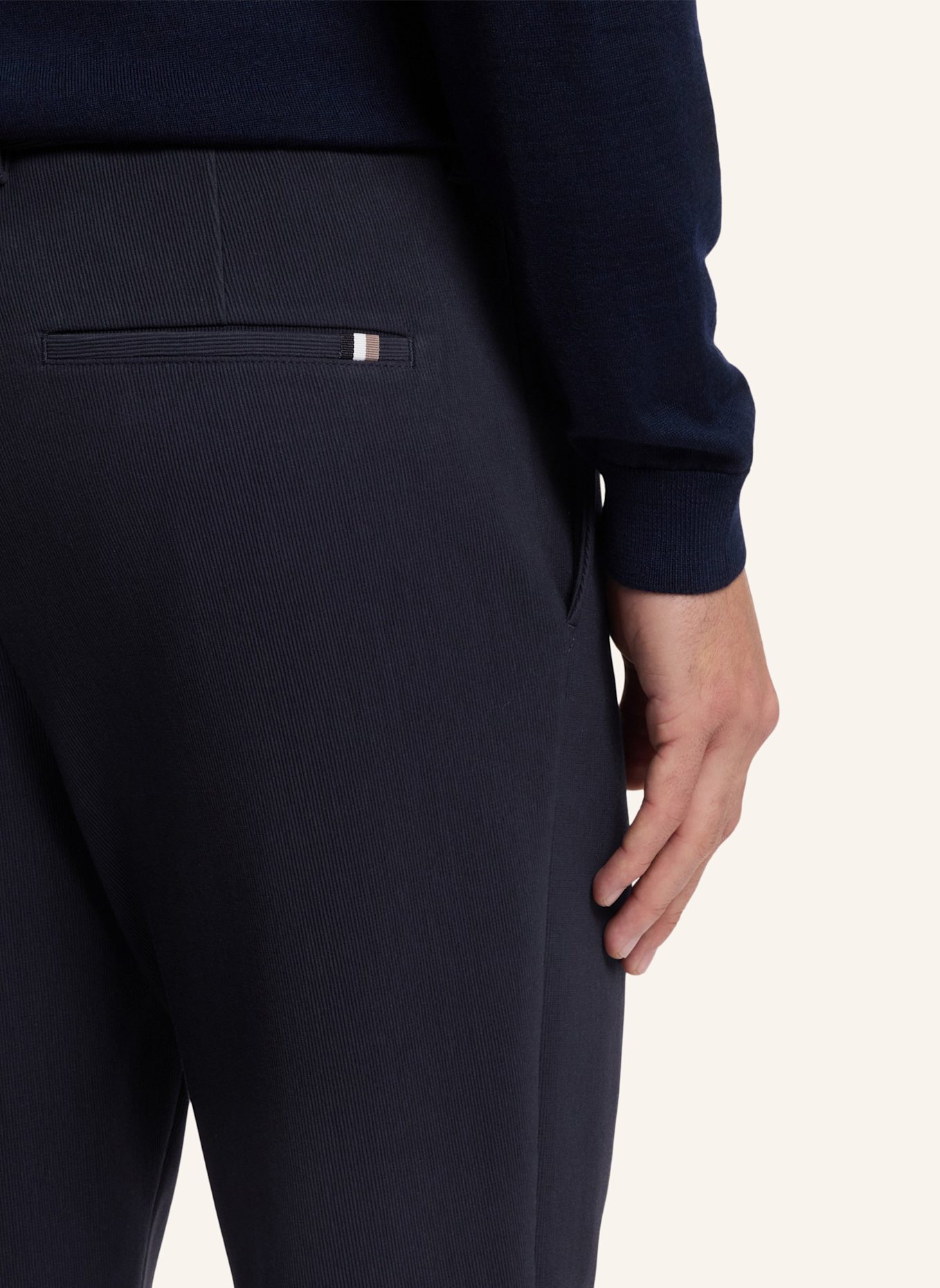 BOSS Business Hose C-PERIN-J-RDS-253 Tapered Fit: DUNKELBLAU