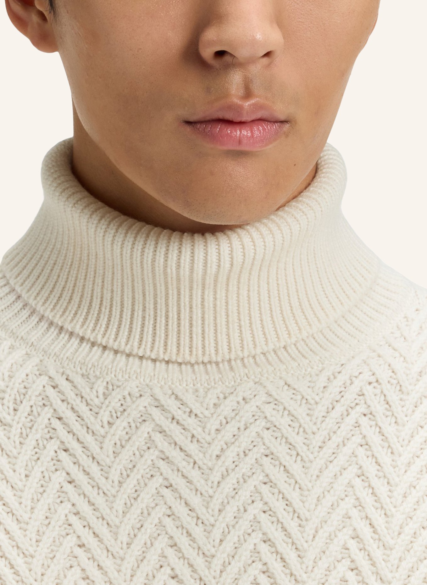 BOSS Pullover H-HATILO Regular Fit: WEISS