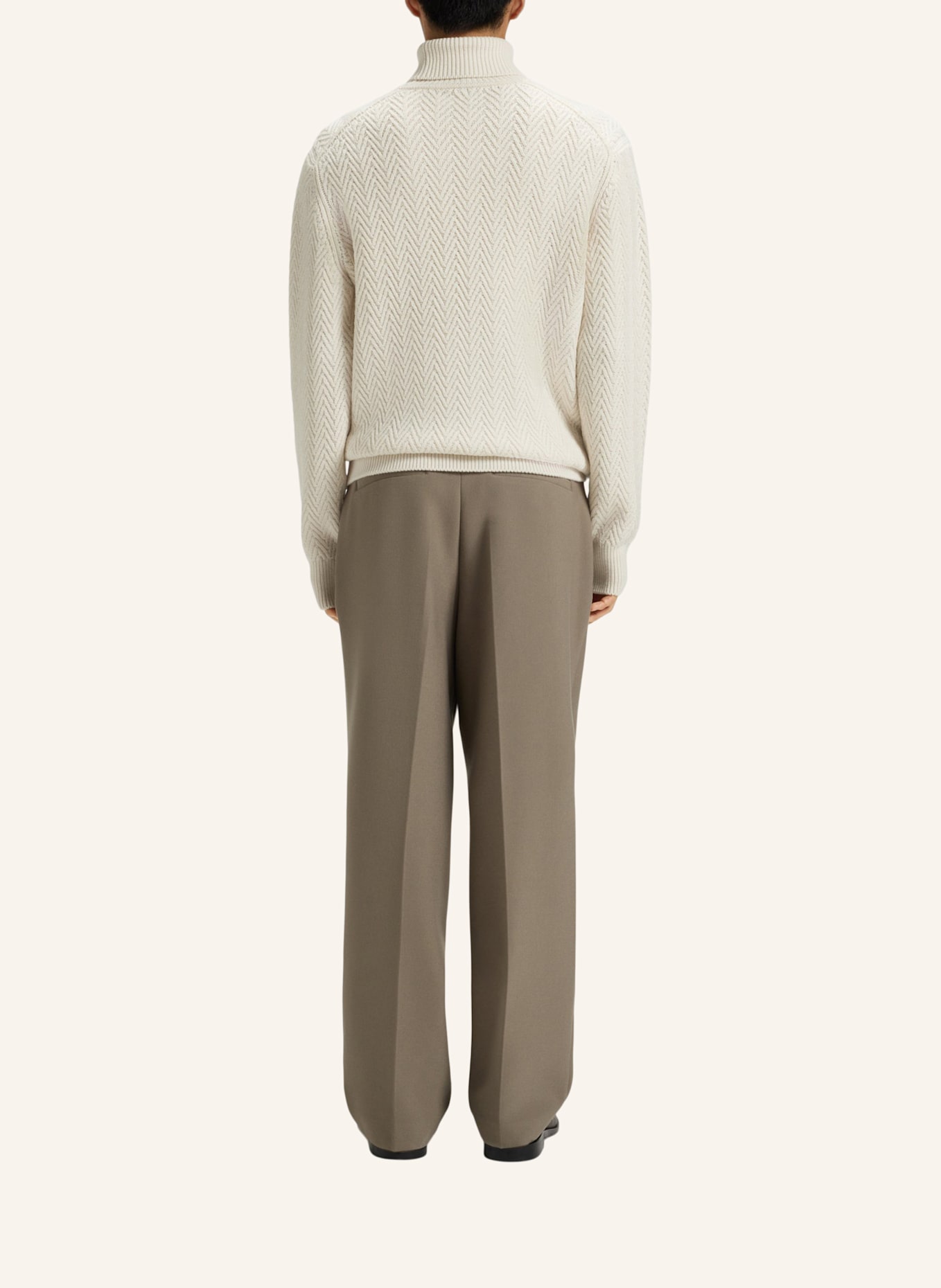 BOSS Pullover H-HATILO Regular Fit: WEISS