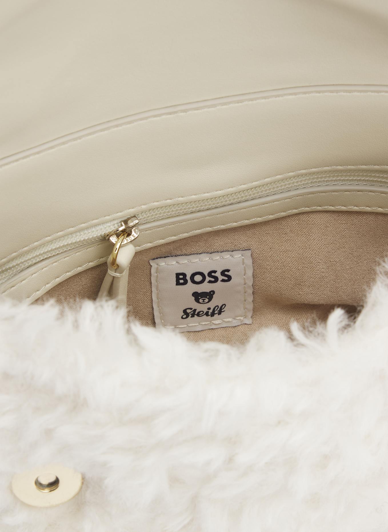 BOSS Umhängetasche B_ICON S SH. BAG FUR: WEISS
