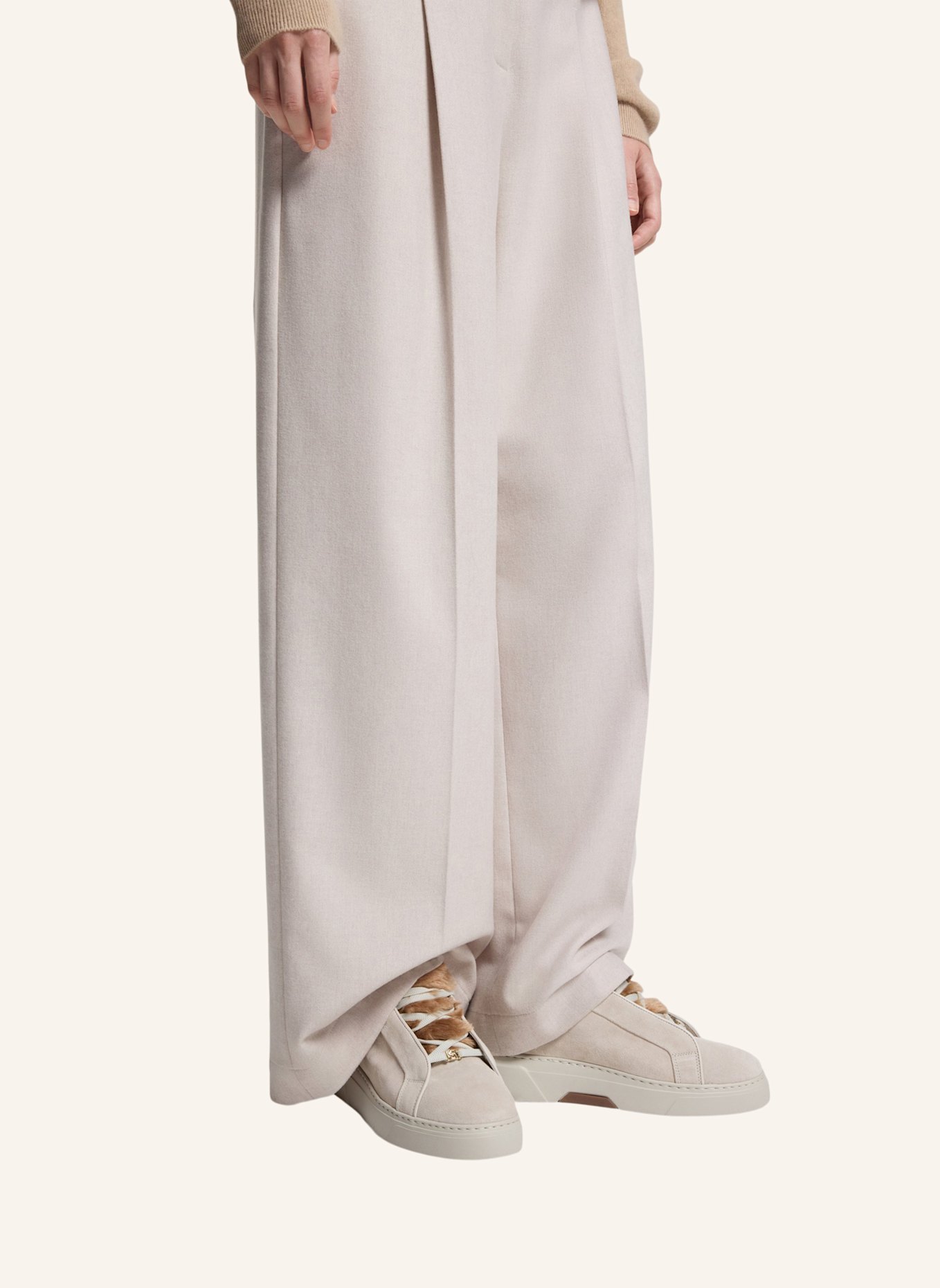 BOSS Turnschuh GABRY_TENN_SDUFRW: WEISS