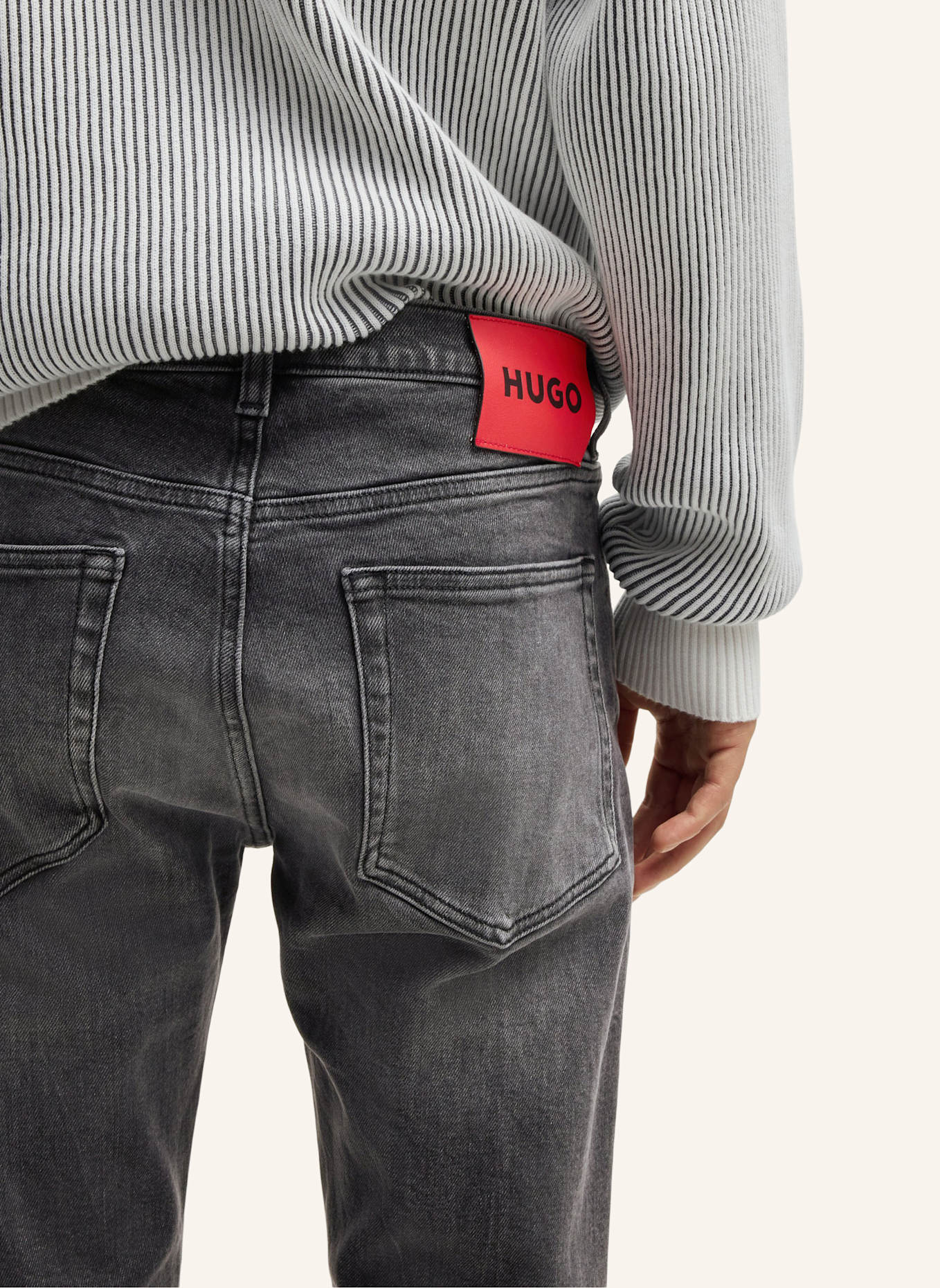 HUGO Jeans HUGO 734 Extra-Slim Fit: GRAU