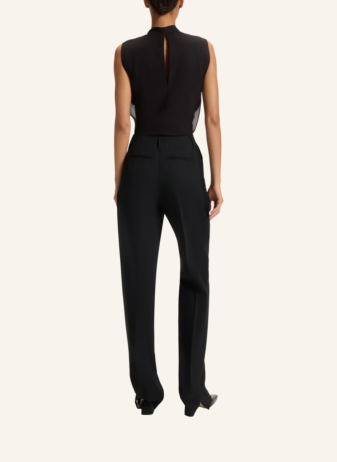 BOSS Business Hose TANJANA Regular Fit: SCHWARZ
