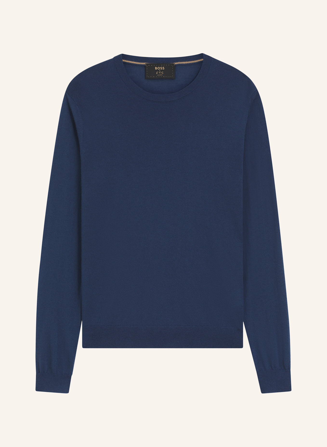 BOSS Pullover L-BORELLO Regular Fit: BLAU