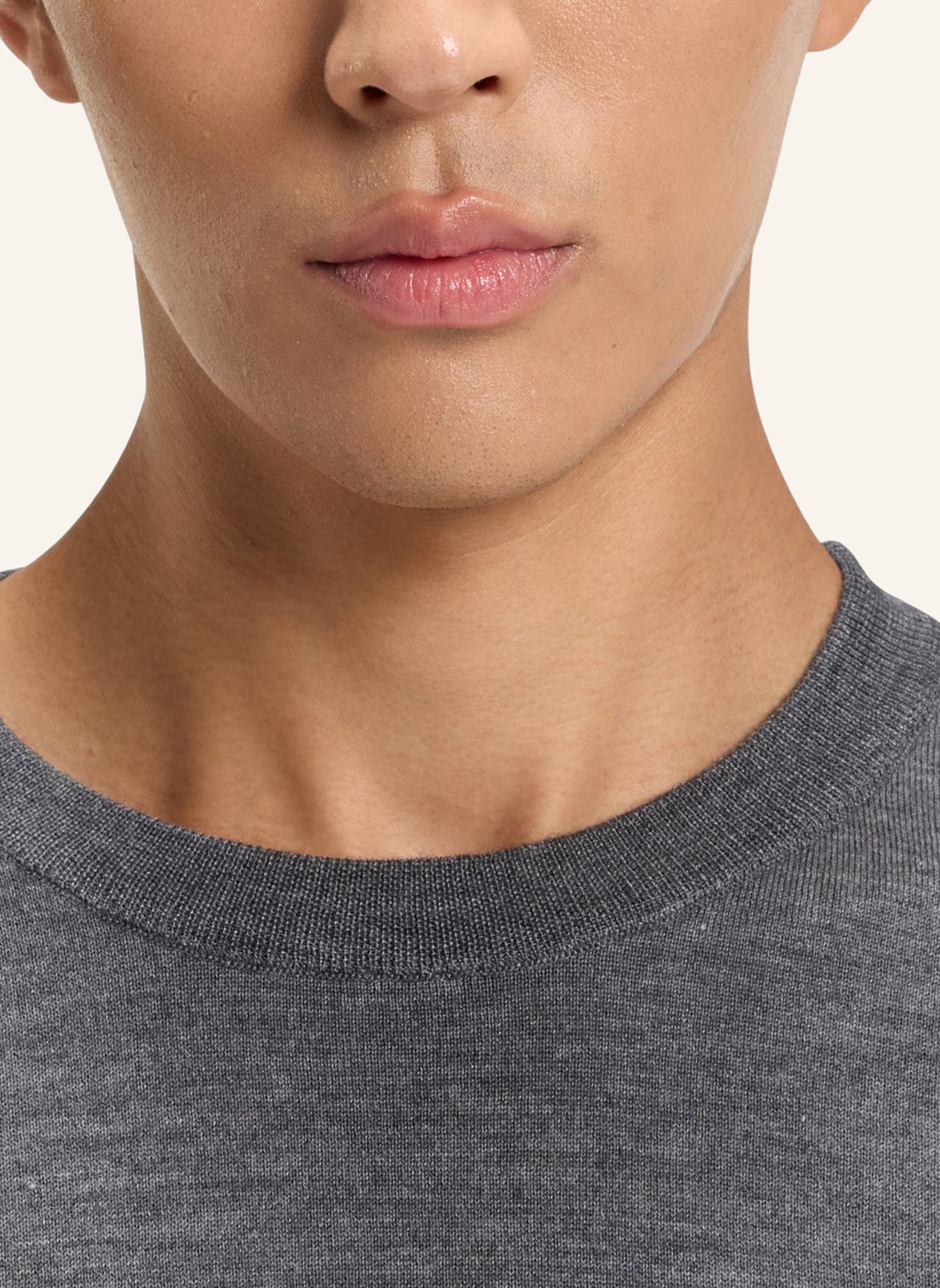 BOSS Pullover L-OVERO Regular Fit: GRAU