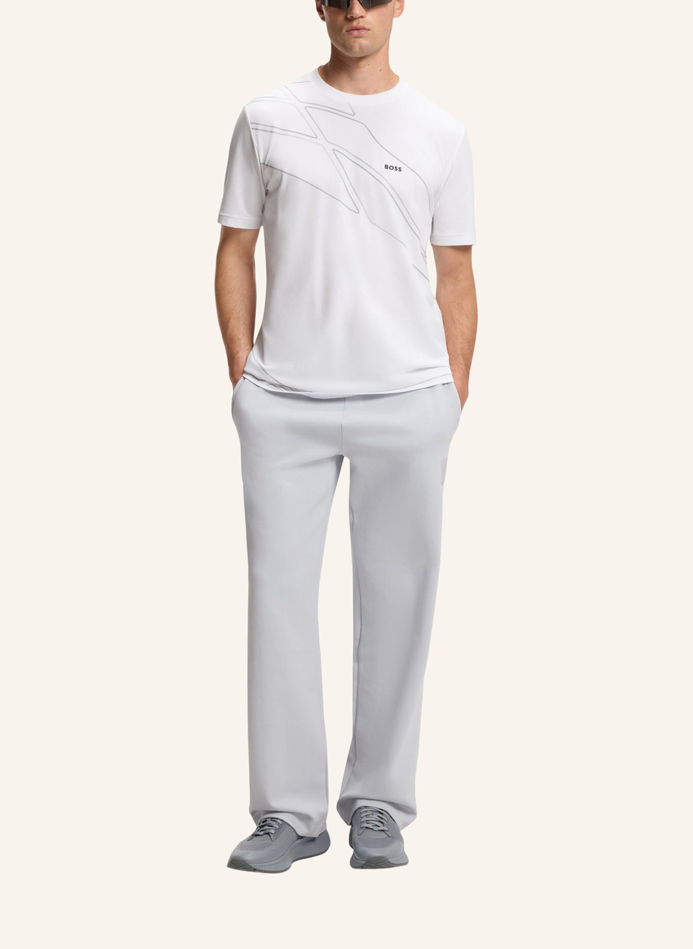 BOSS Sneaker TTNM EVO_SLON_KNRSD: GRAU