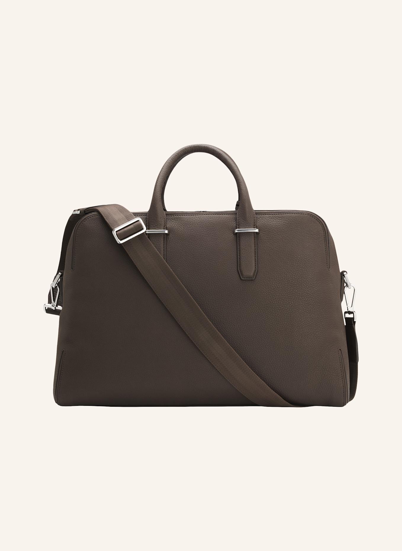 BOSS Reisetasche MADISON-B1_HOLDALL: DUNKELBRAUN