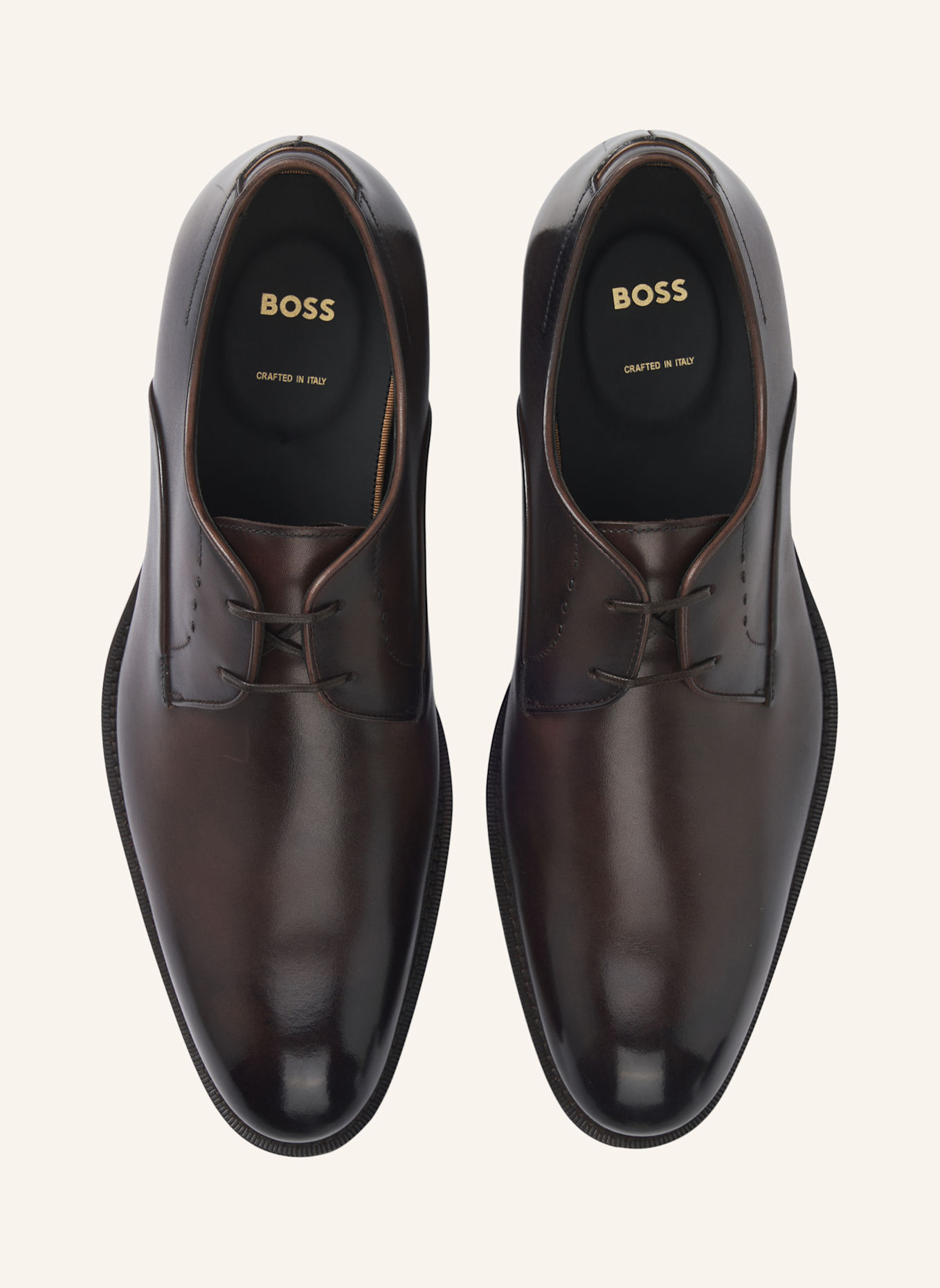 BOSS Business-Schnürschuh RILL_DERB_BUPTPI: DUNKELBRAUN