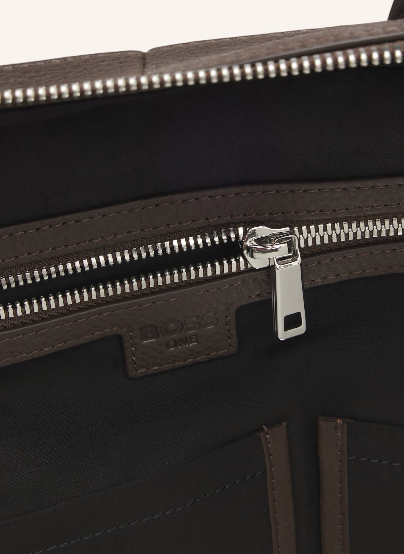 BOSS Reisetasche MADISON-B1_HOLDALL: DUNKELBRAUN