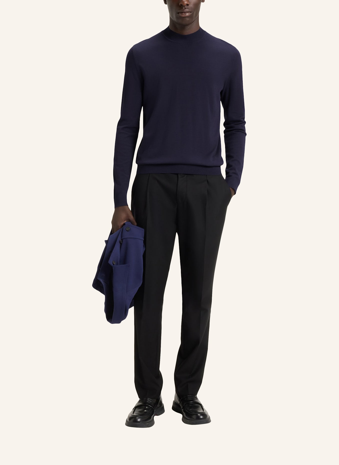 HUGO Pullover SAN MARC-CV: DUNKELBLAU