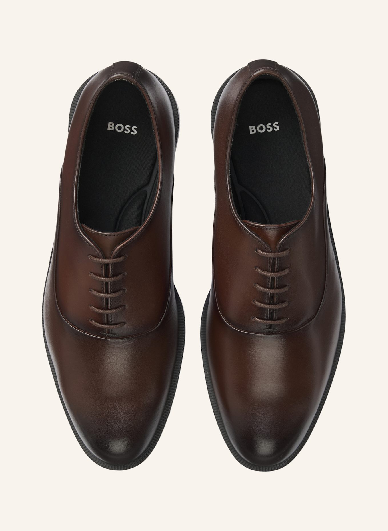 BOSS Business-Schnürschuh TAYIL_OXF_BUNL: DUNKELBRAUN