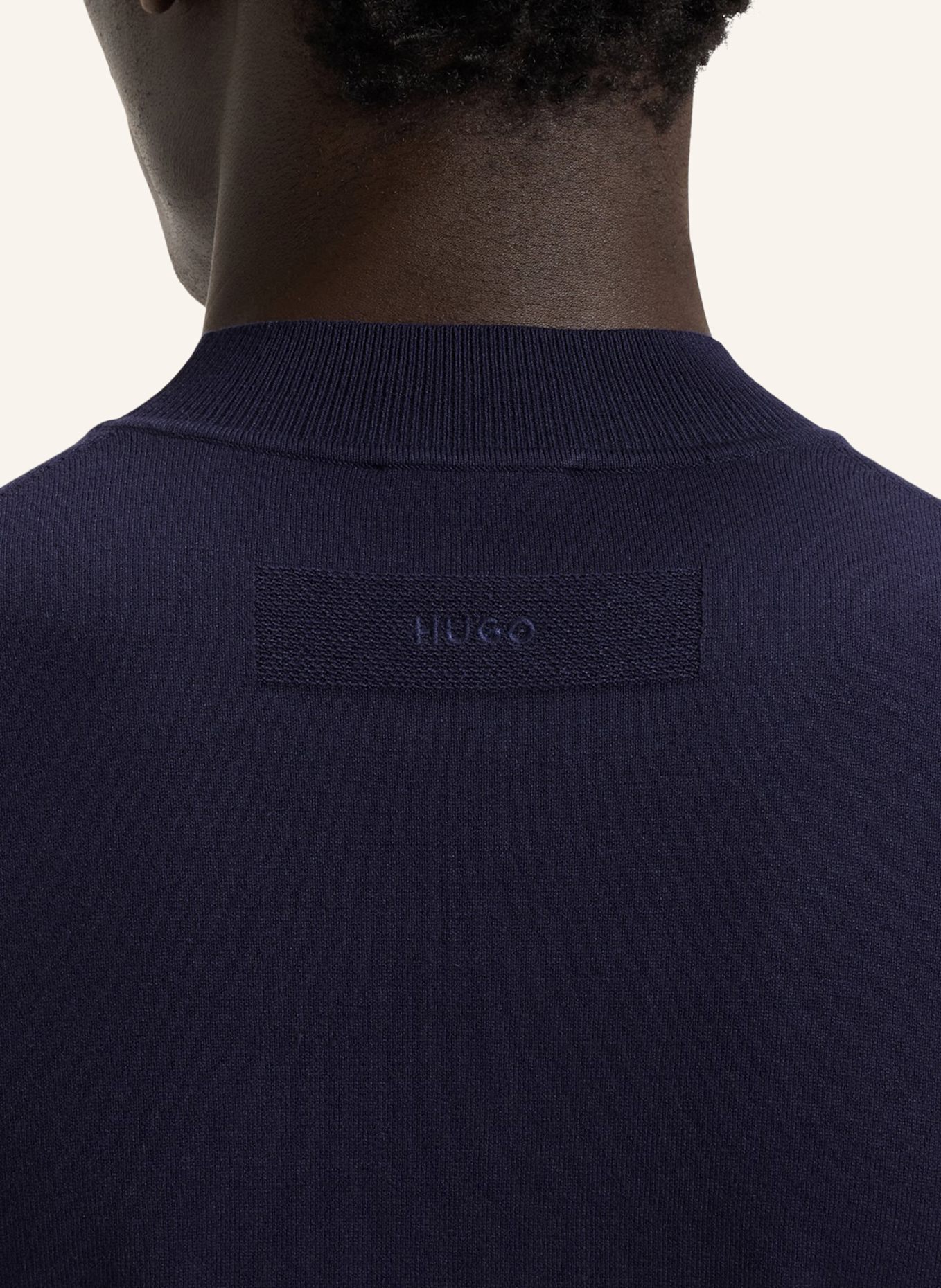 HUGO Pullover SAN MARC-CV: DUNKELBLAU