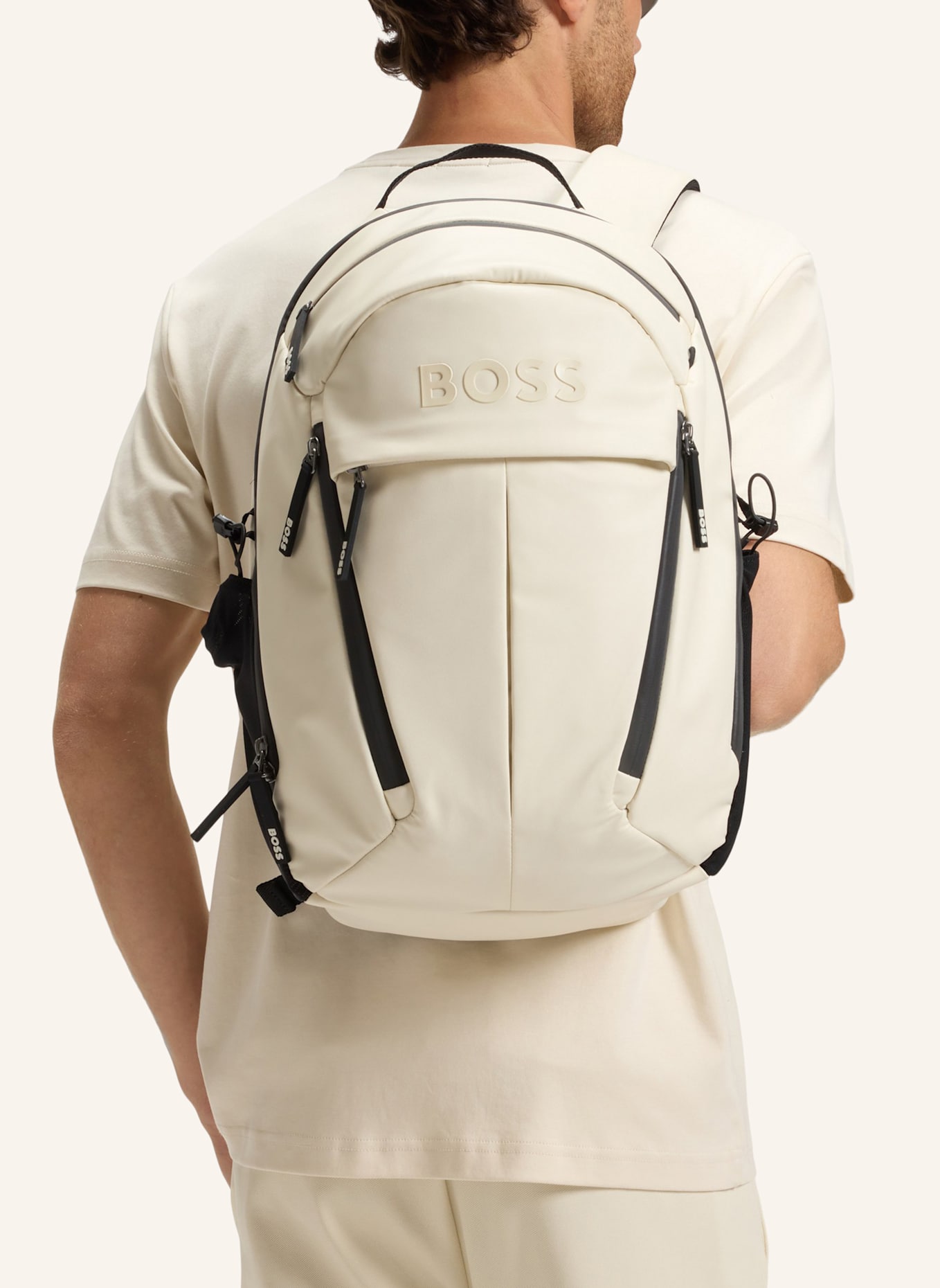 BOSS Rucksack STORMY_N. BACKPACK: WEISS