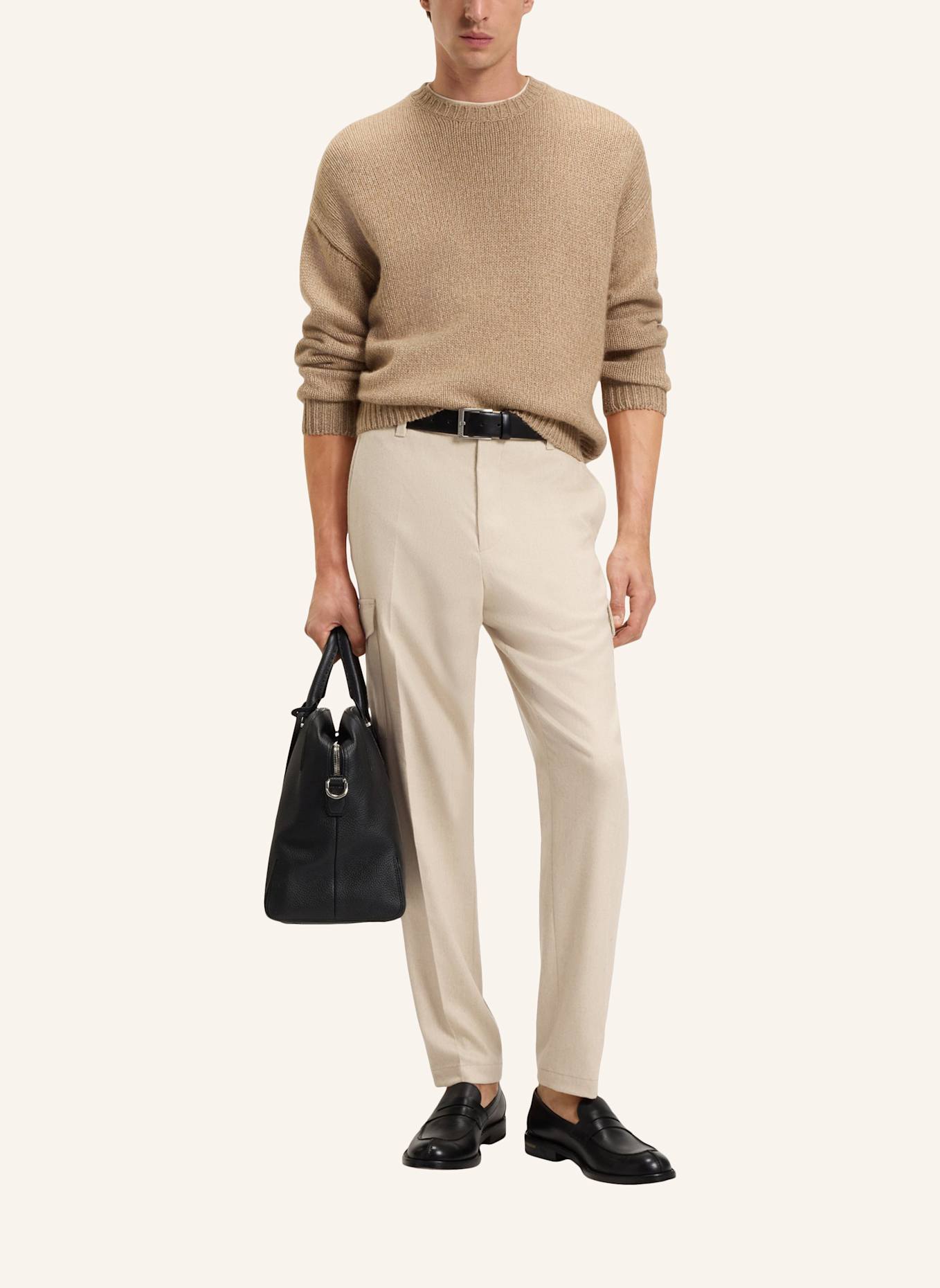 BOSS Business Hose L-PAGOL-254 Tapered Fit: BEIGE