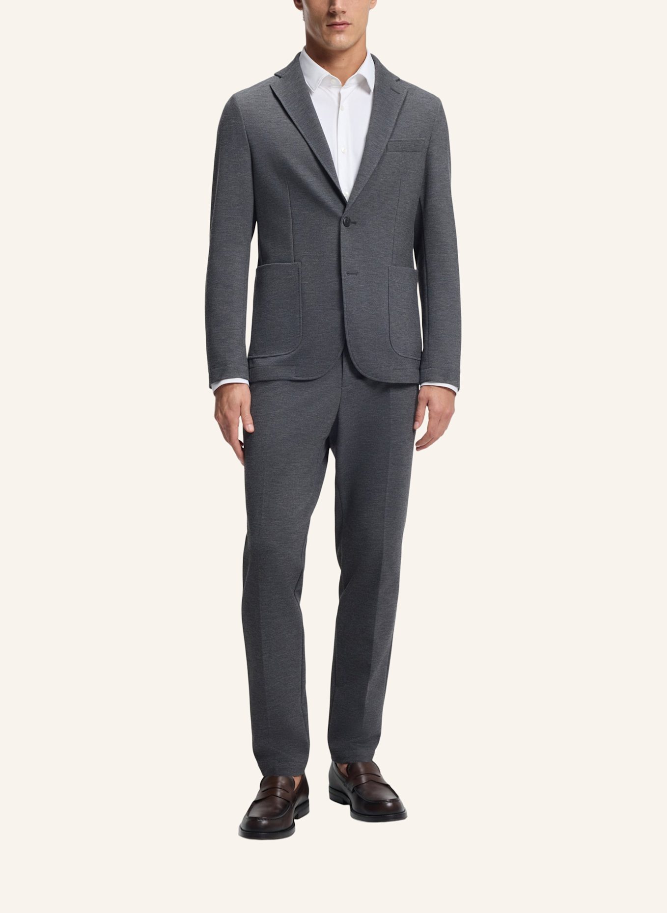 BOSS Casual Slipper DRESSLETIC_LOAF_BUSH: DUNKELBRAUN