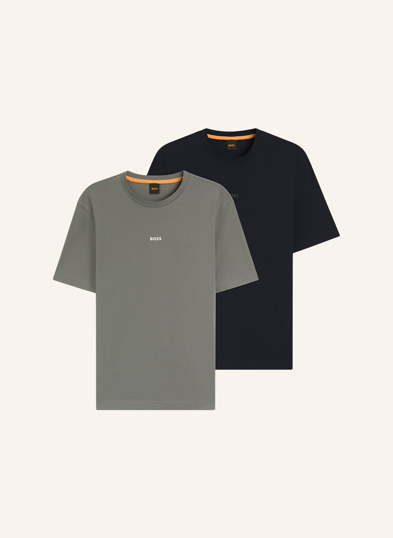 BOSS T-Shirt 2 PACK TCHUP Relaxed Fit: DUNKELBLAU