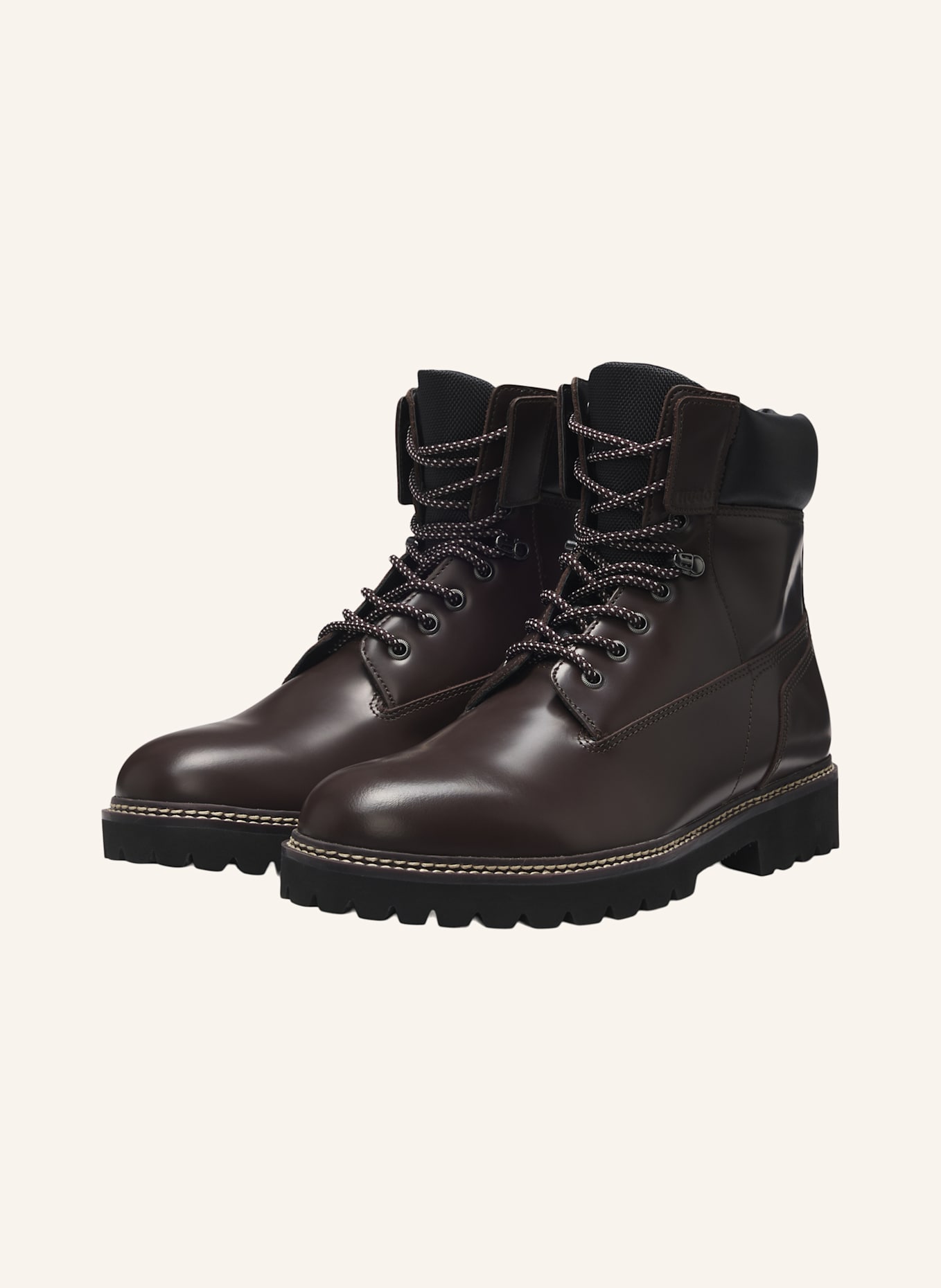 HUGO Stiefel DRAVEN_HALB_BO: DUNKELBRAUN