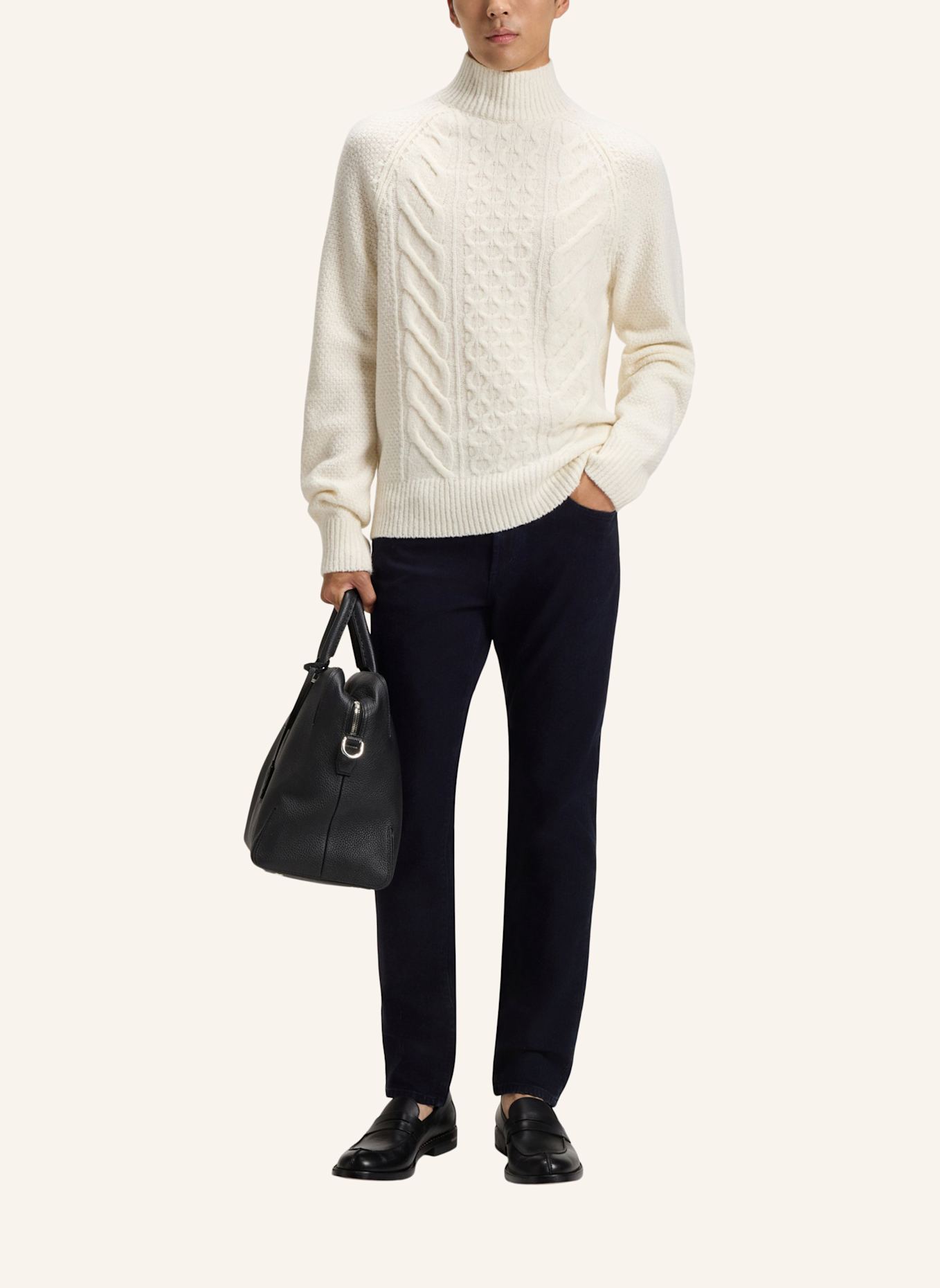 BOSS Pullover L-HECTOR: WEISS