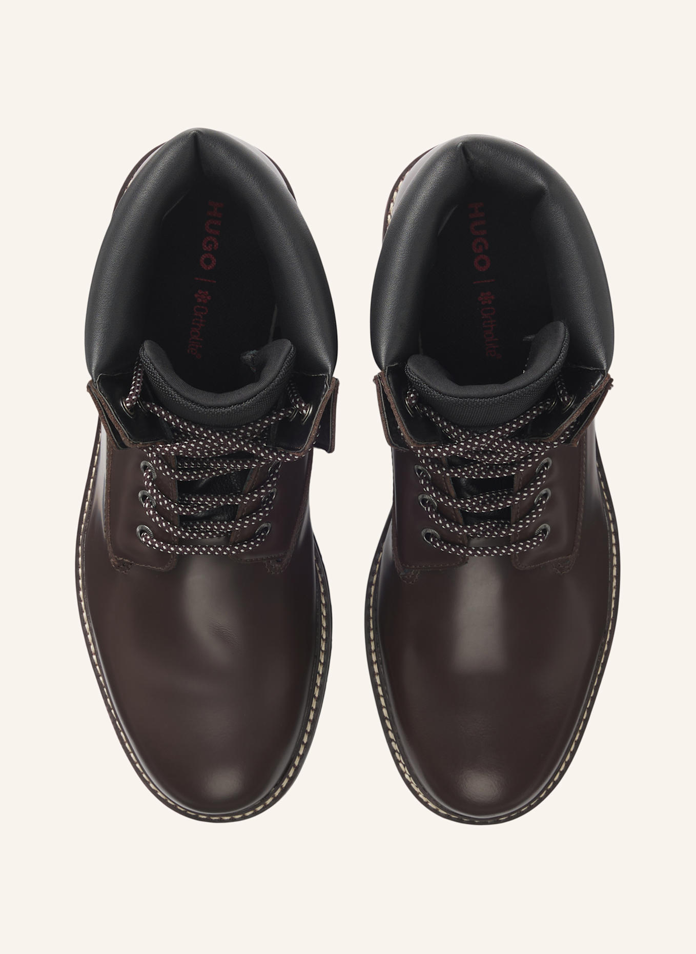 HUGO Stiefel DRAVEN_HALB_BO: DUNKELBRAUN