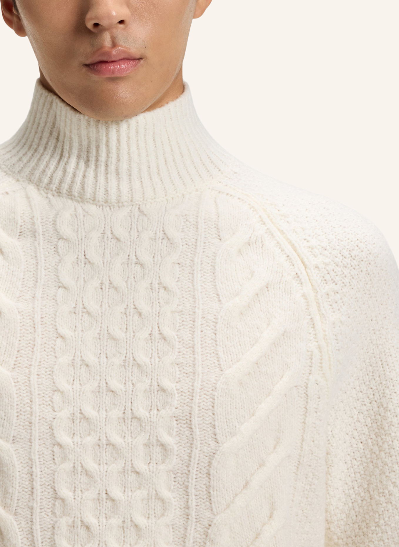 BOSS Pullover L-HECTOR: WEISS