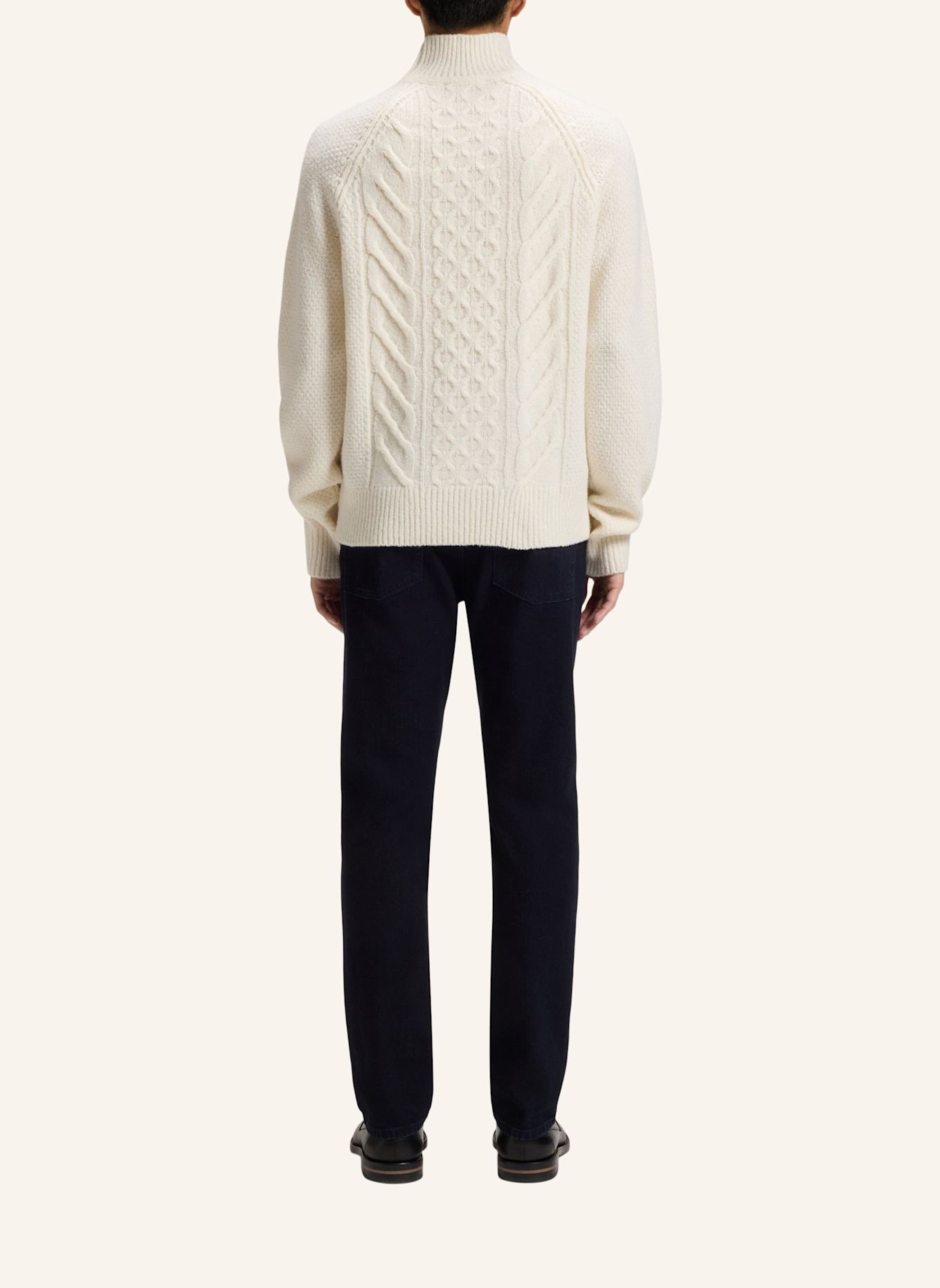 BOSS Pullover L-HECTOR: WEISS