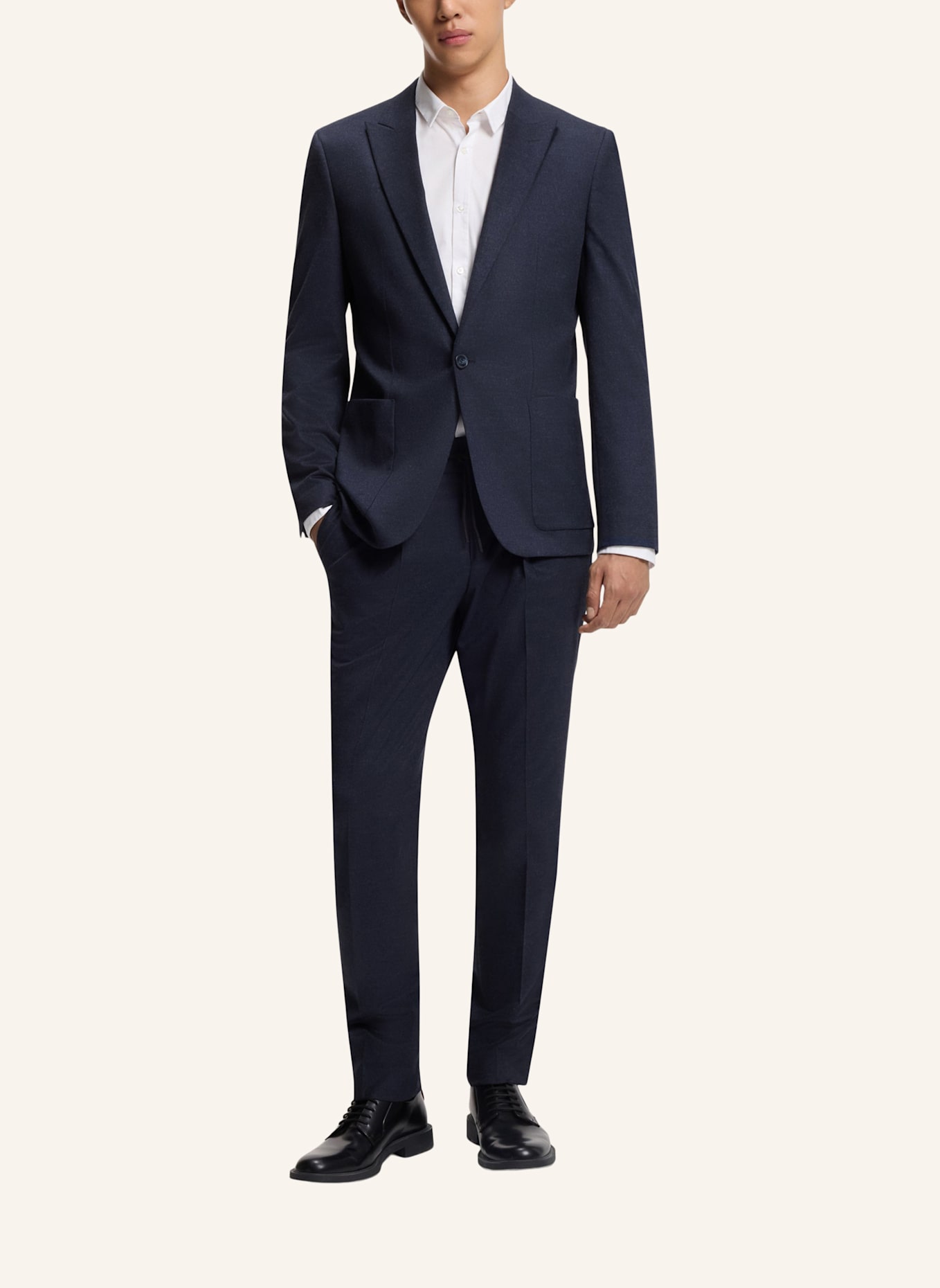 HUGO Anzughose GETLIN Slim Fit: DUNKELBLAU