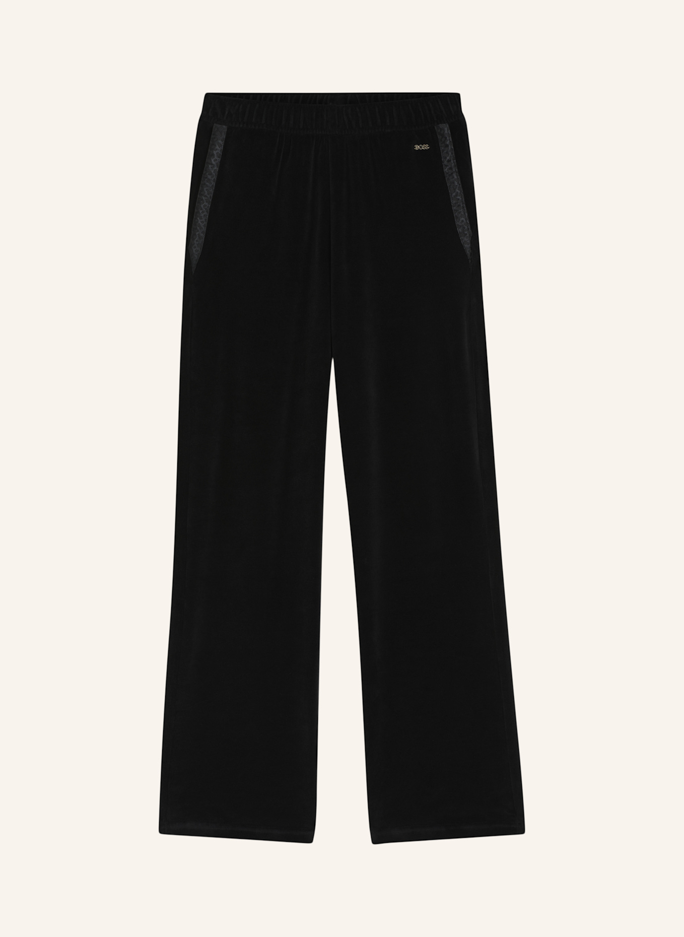 BOSS Loungewear Unterteil VELOUR_PANTS: SCHWARZ