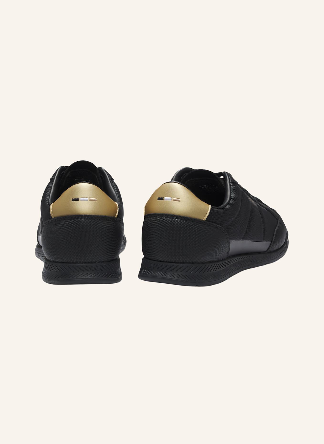 BOSS Sneaker NITAN_LOWP_TXTHEM: SCHWARZ