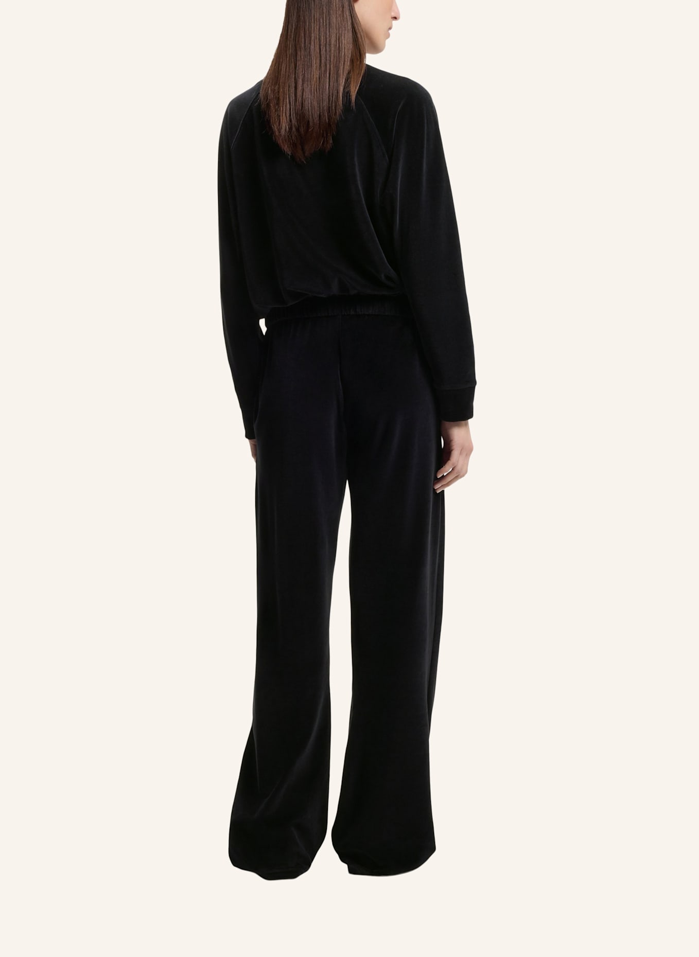 BOSS Loungewear Unterteil VELOUR_PANTS: SCHWARZ