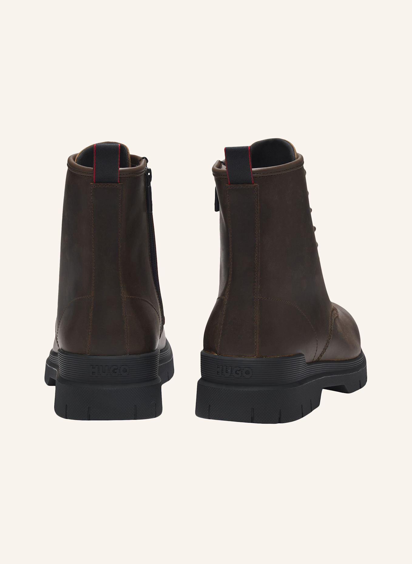 HUGO Schnürboots RYAN: BRAUN