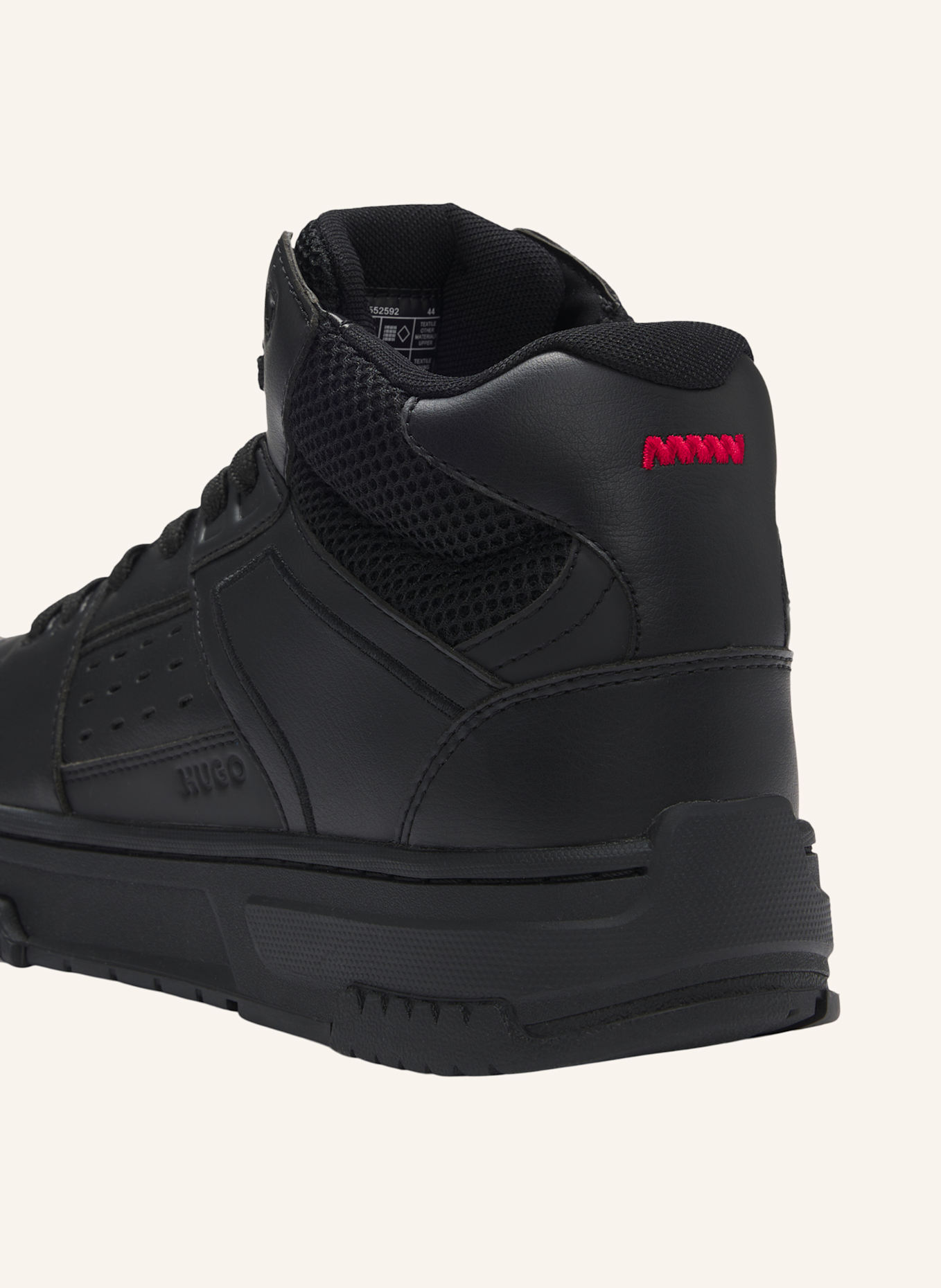 HUGO High Top YARROW_HITO_MEPU: SCHWARZ