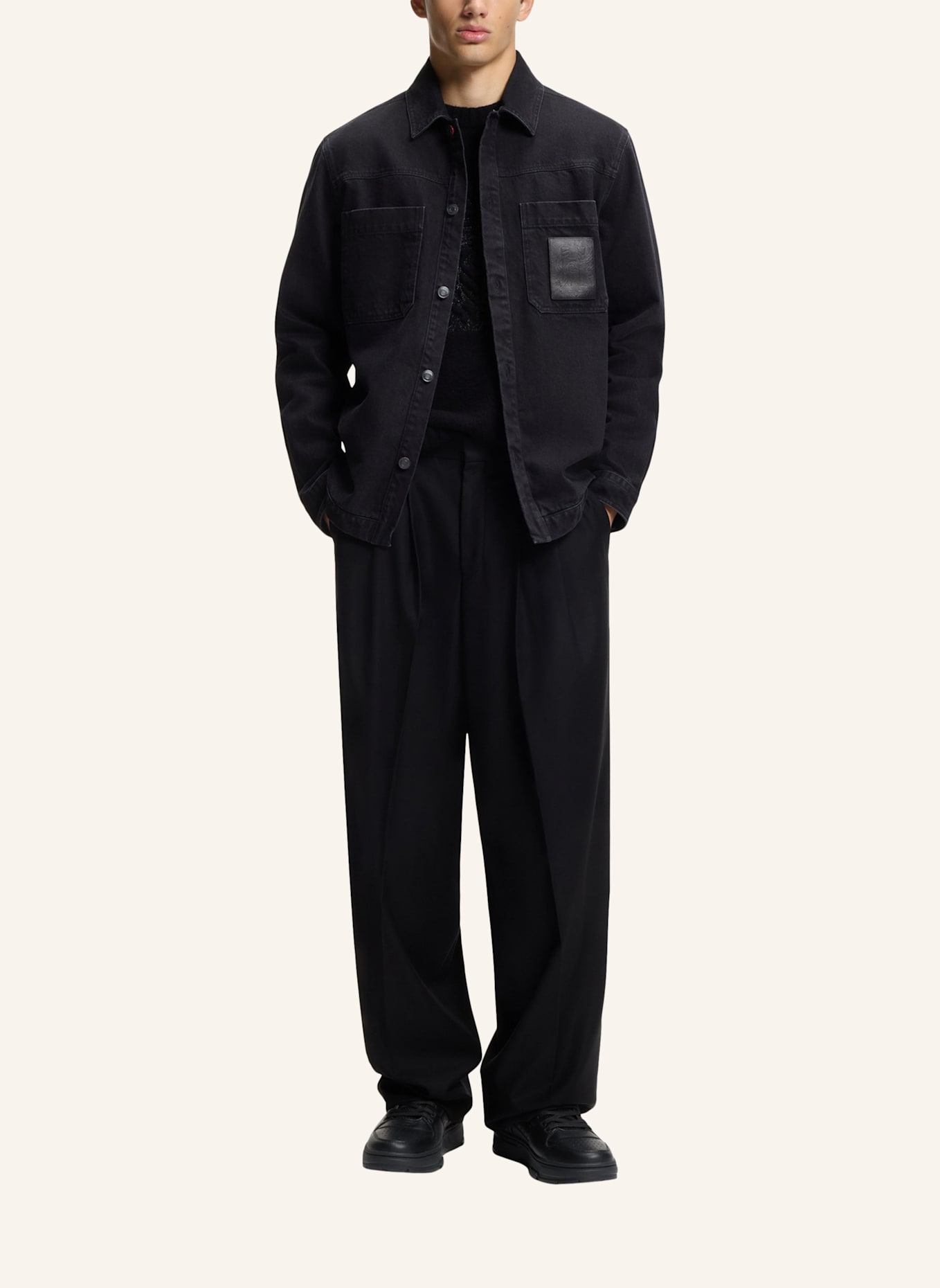 HUGO High Top YARROW_HITO_MEPU: SCHWARZ