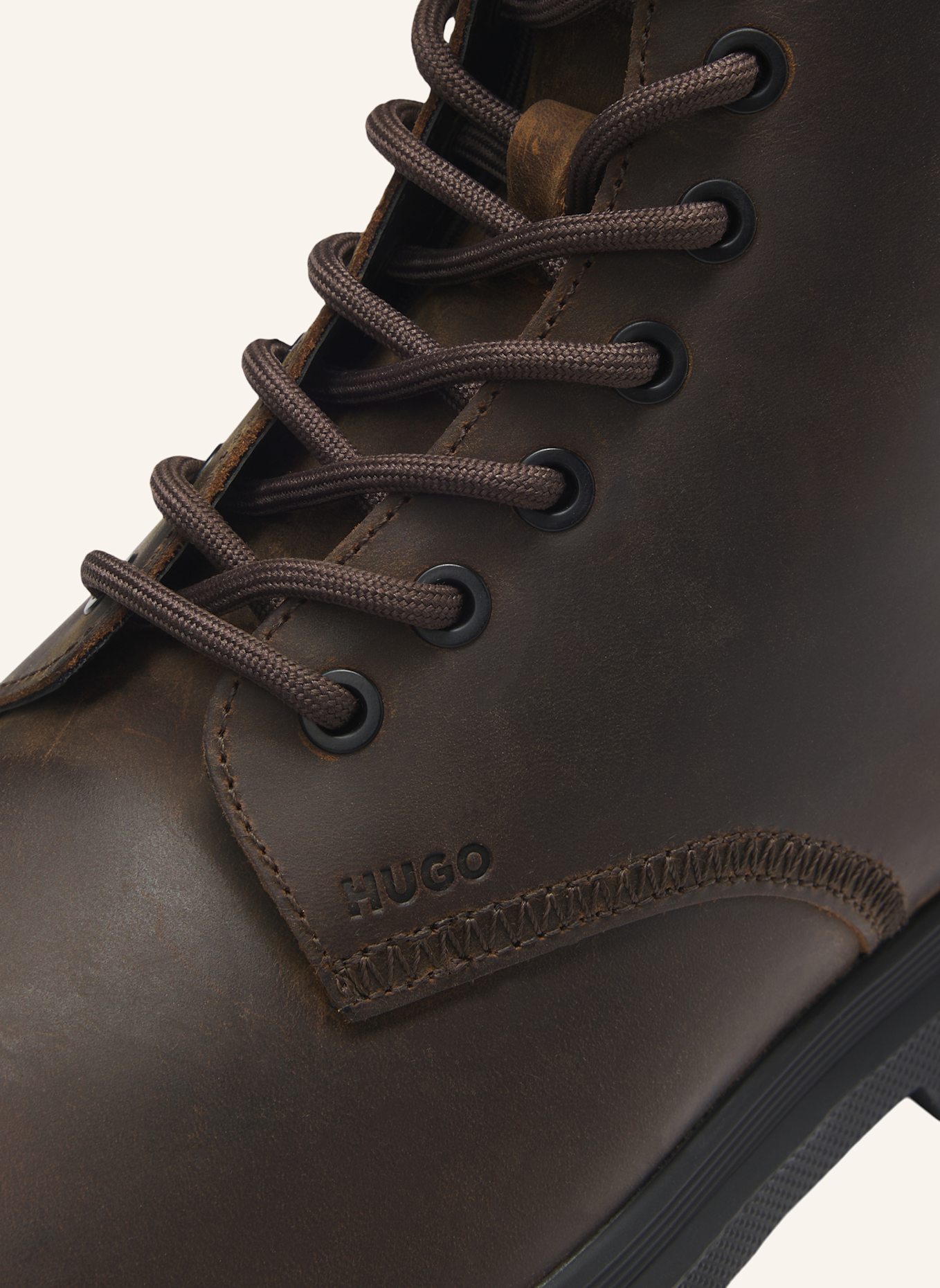 HUGO Schnürboots RYAN: BRAUN
