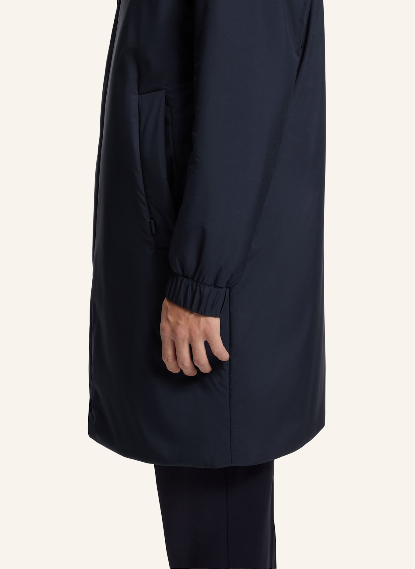 BOSS Klassischer Mantel P-JARED-HD-PAD-261F: DUNKELBLAU