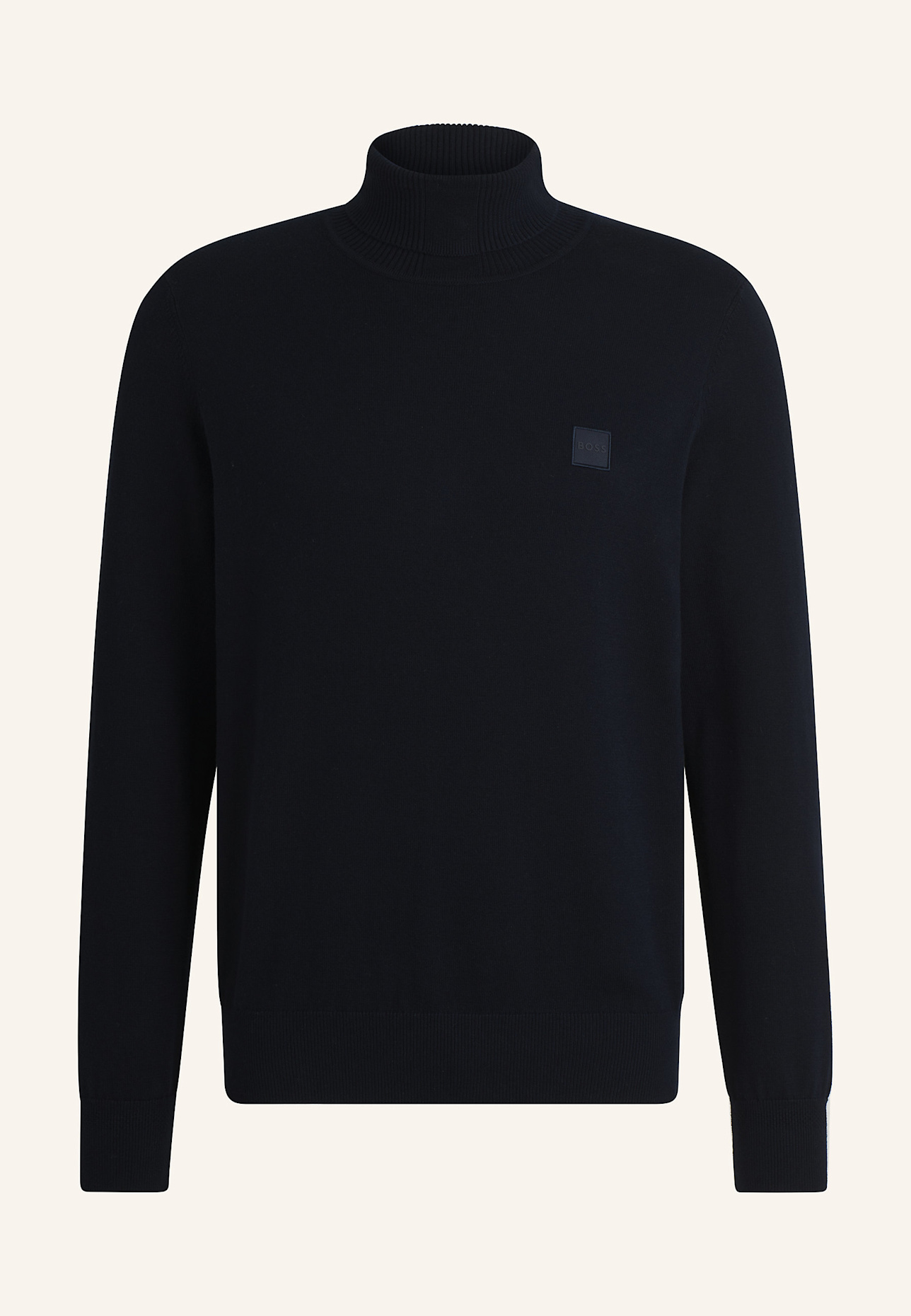 BOSS Rollkragenpullover AKIRO: DUNKELBLAU